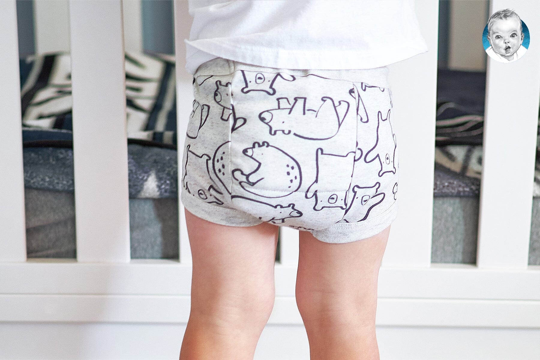 Potty Training Underwear for Boys, Toddler Rubber Swim Diaper