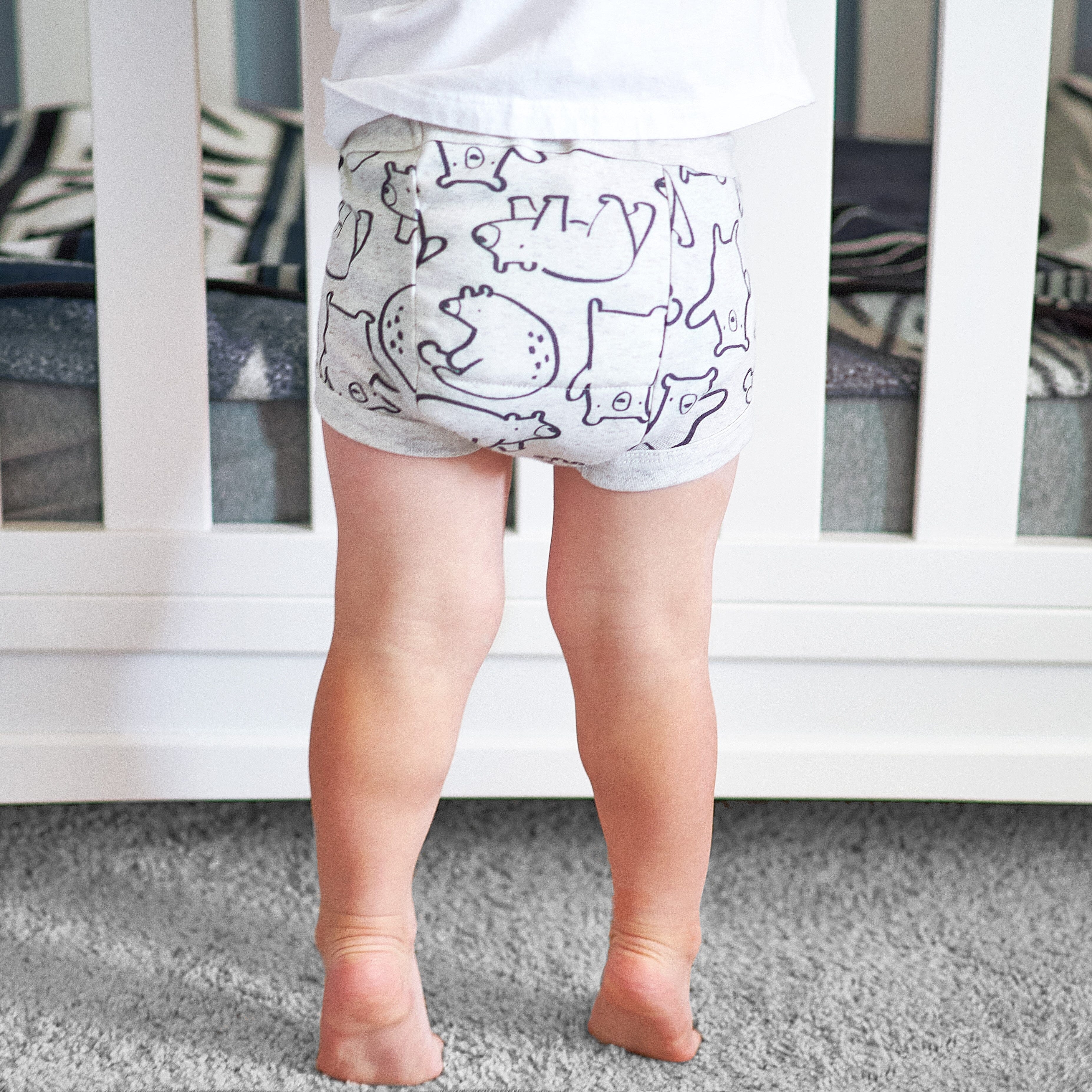 BIG ELEPHANT Baby Girls Training Underwear, Toddler Cotton