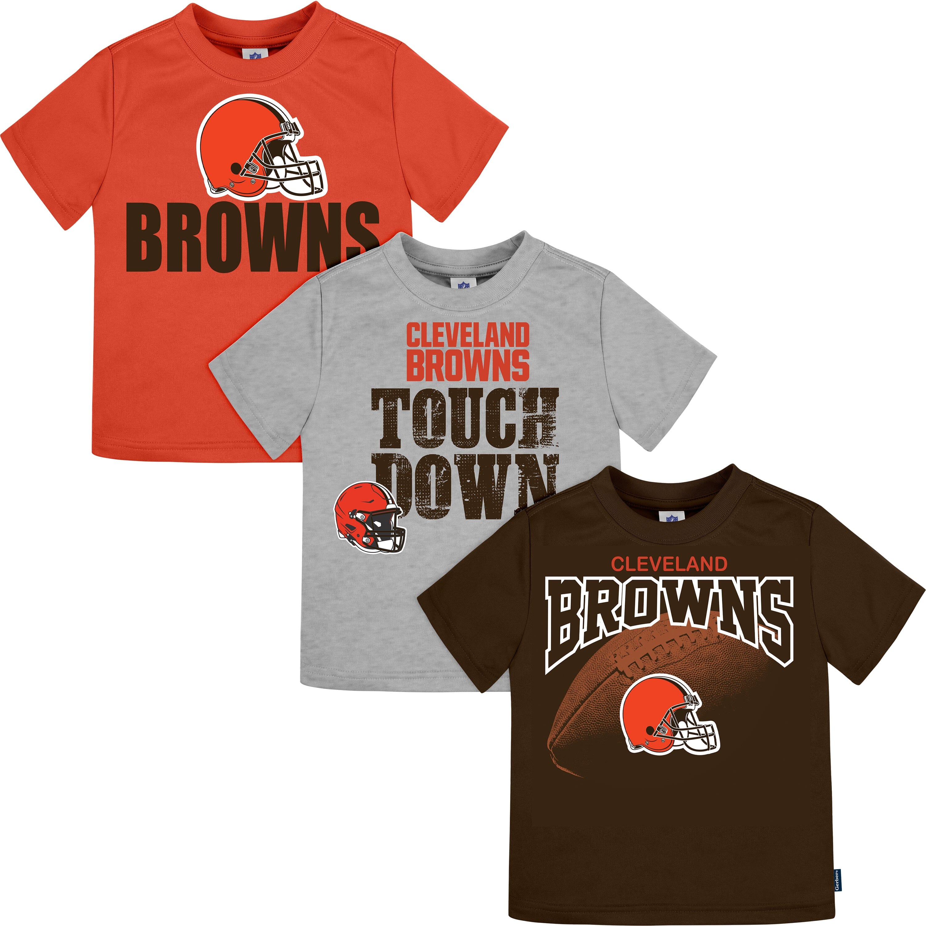 Cleveland Browns Boys Long Sleeve Tee Shirt – Gerber Childrenswear