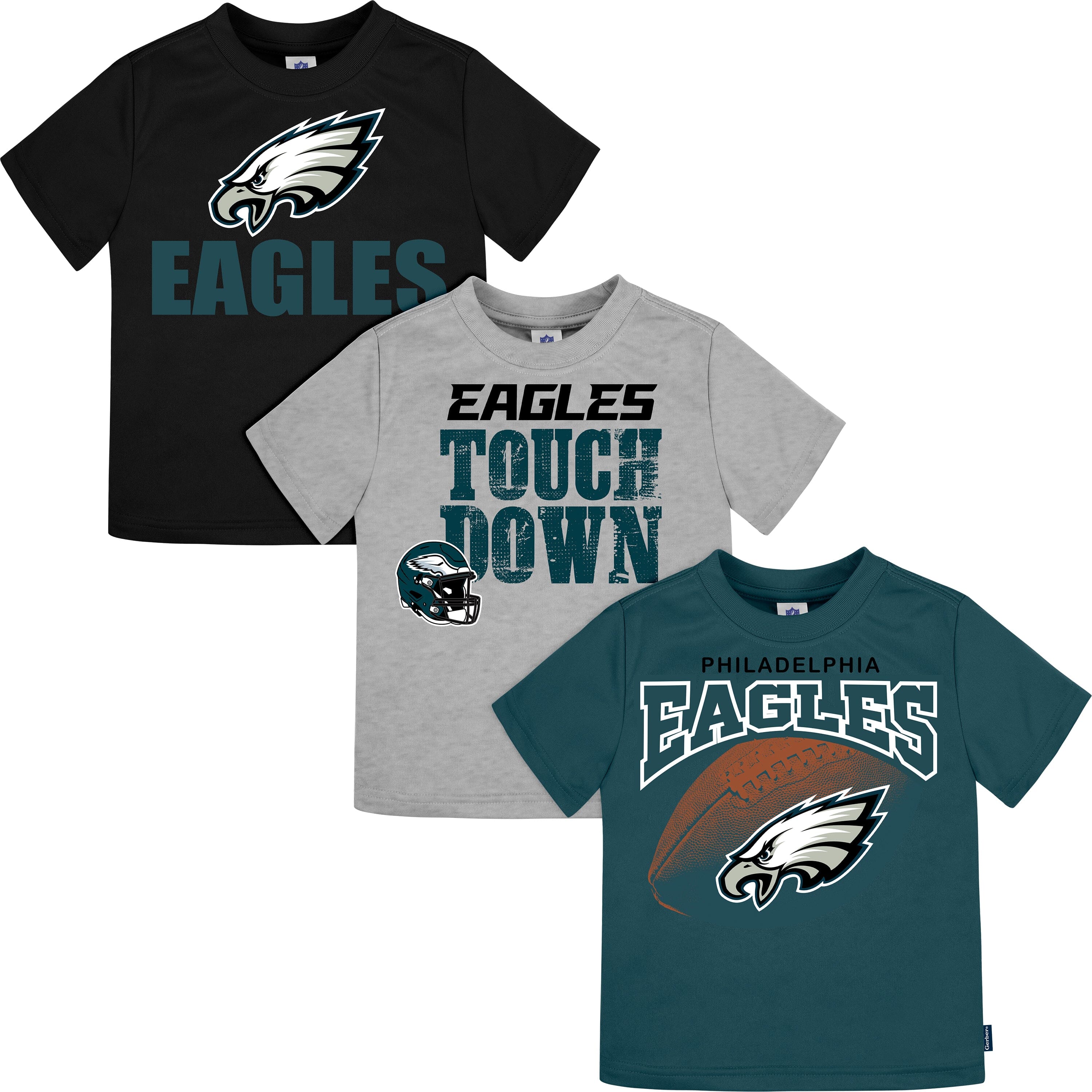 NFL Team Apparel boys Sz L 12/14 t-shirt Philadelphia Eagles