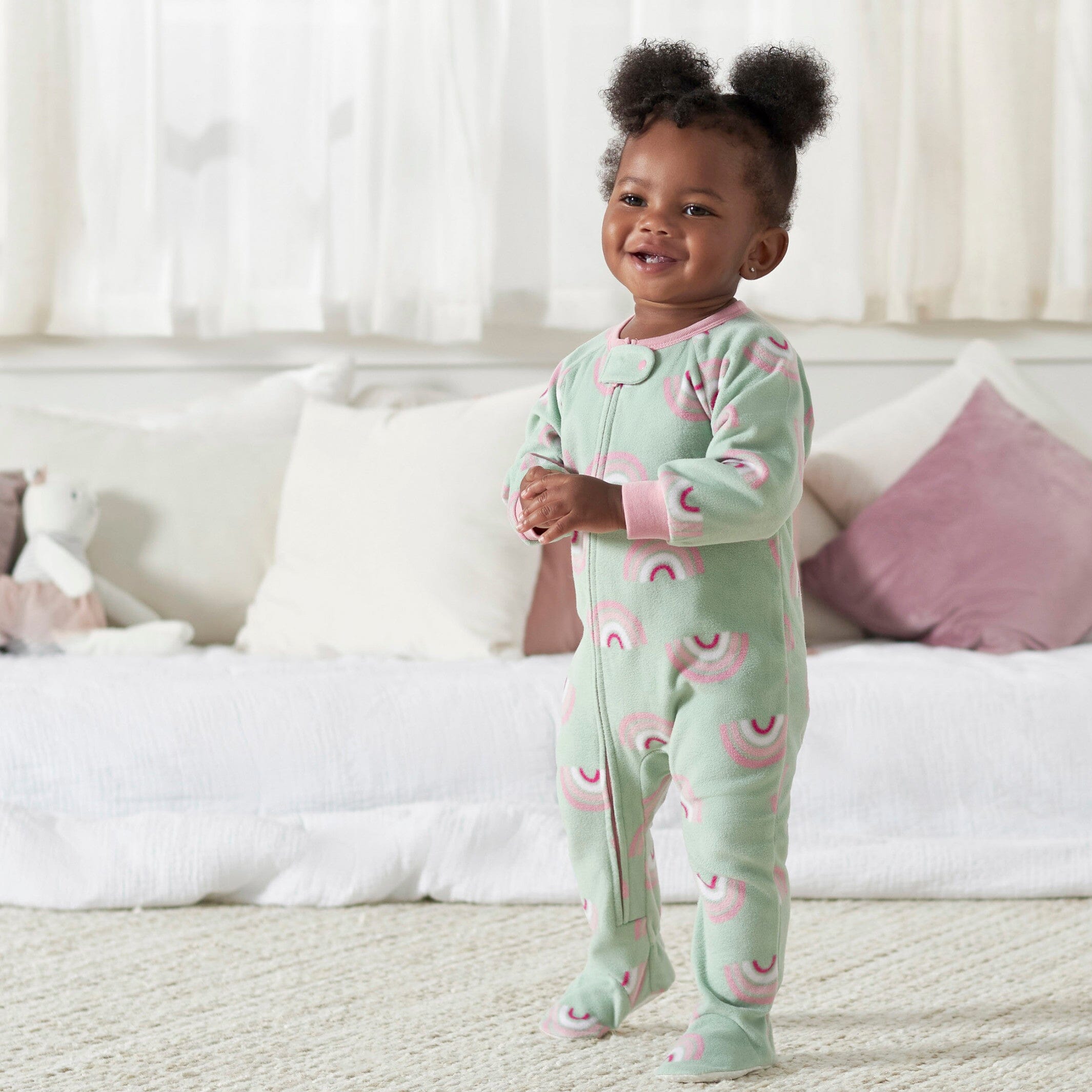 Baby girl holiday pajamas sale