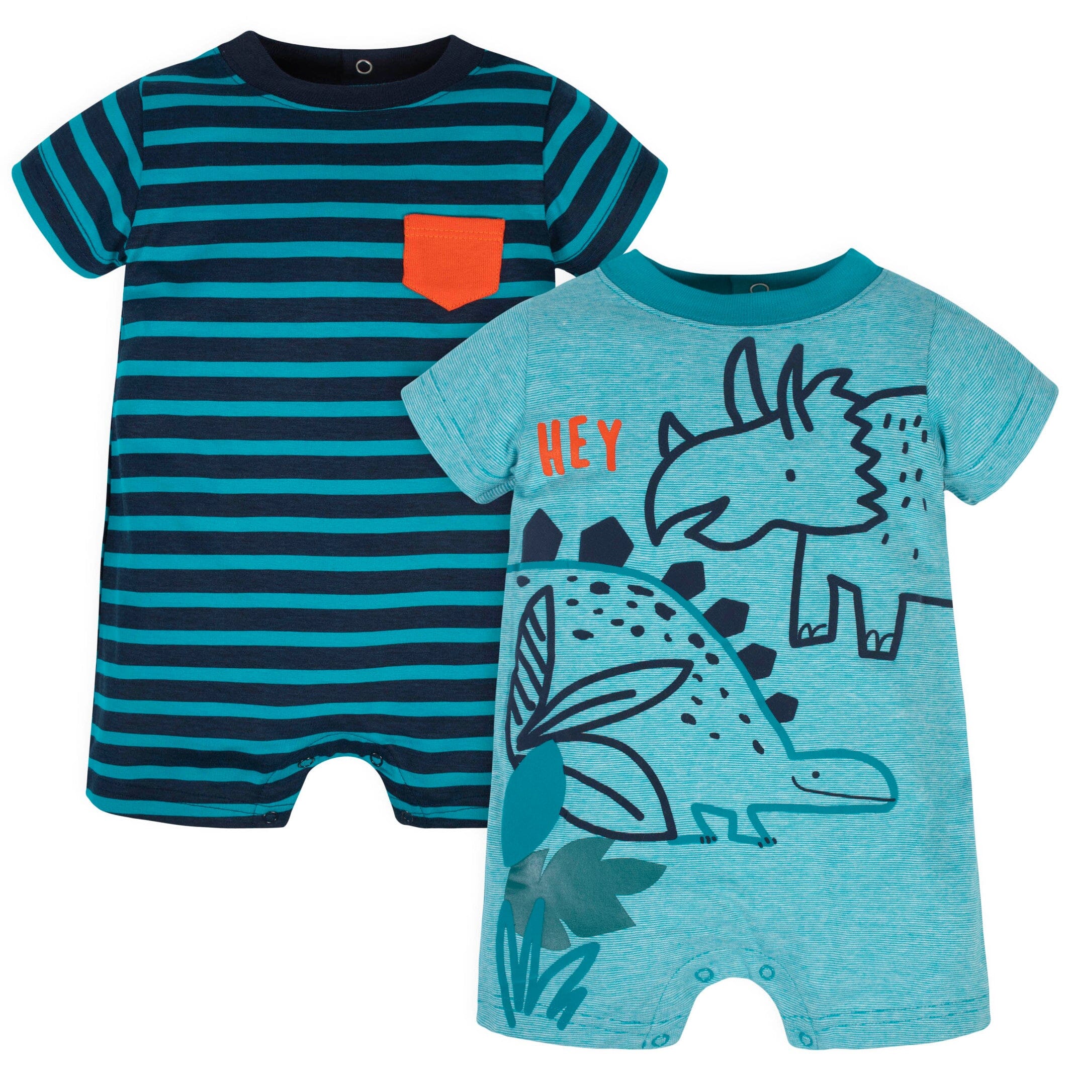 Gerber baby-boys 2-Pack Rompers