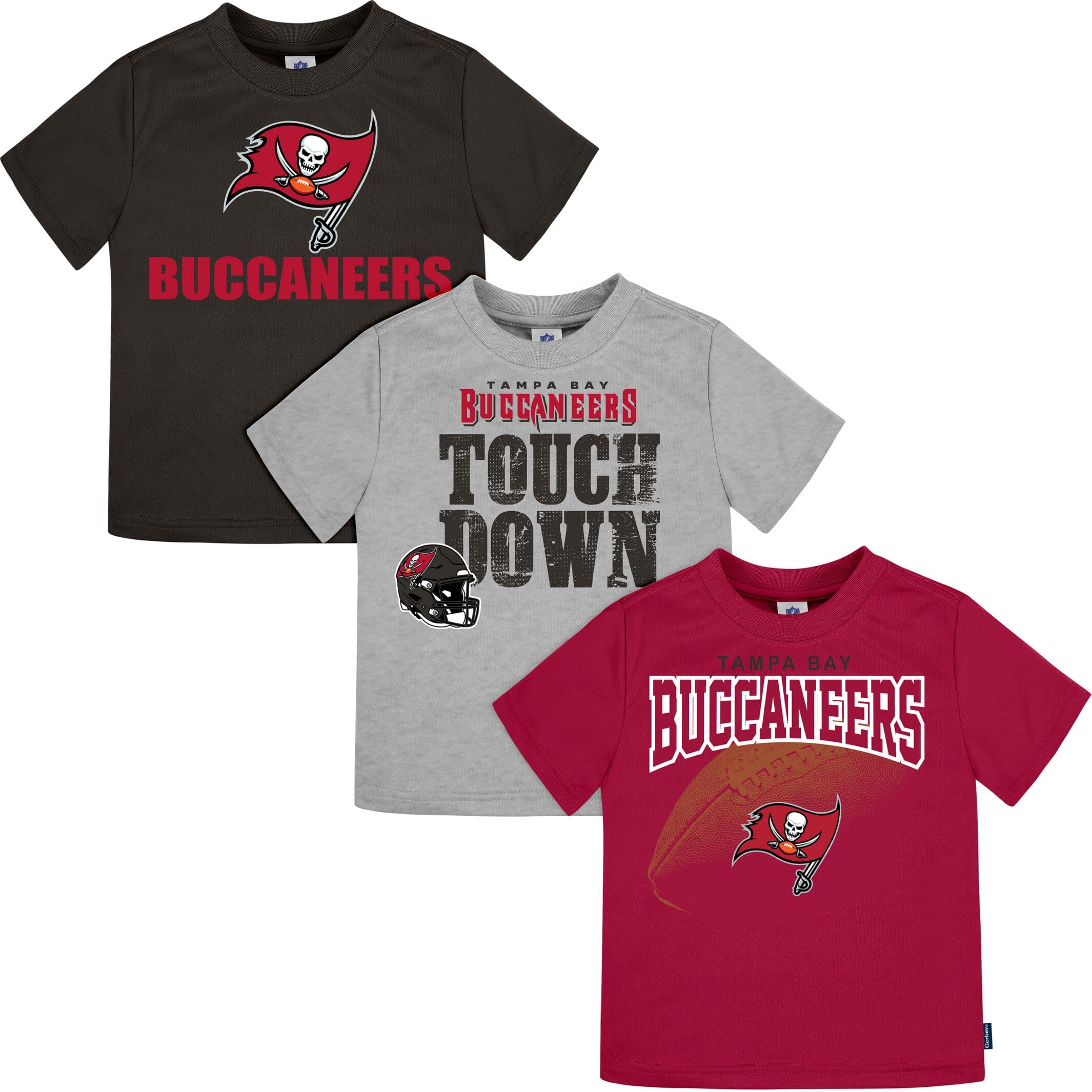 Tampa Bay Buccaneers Toddler Red Logo T-Shirt