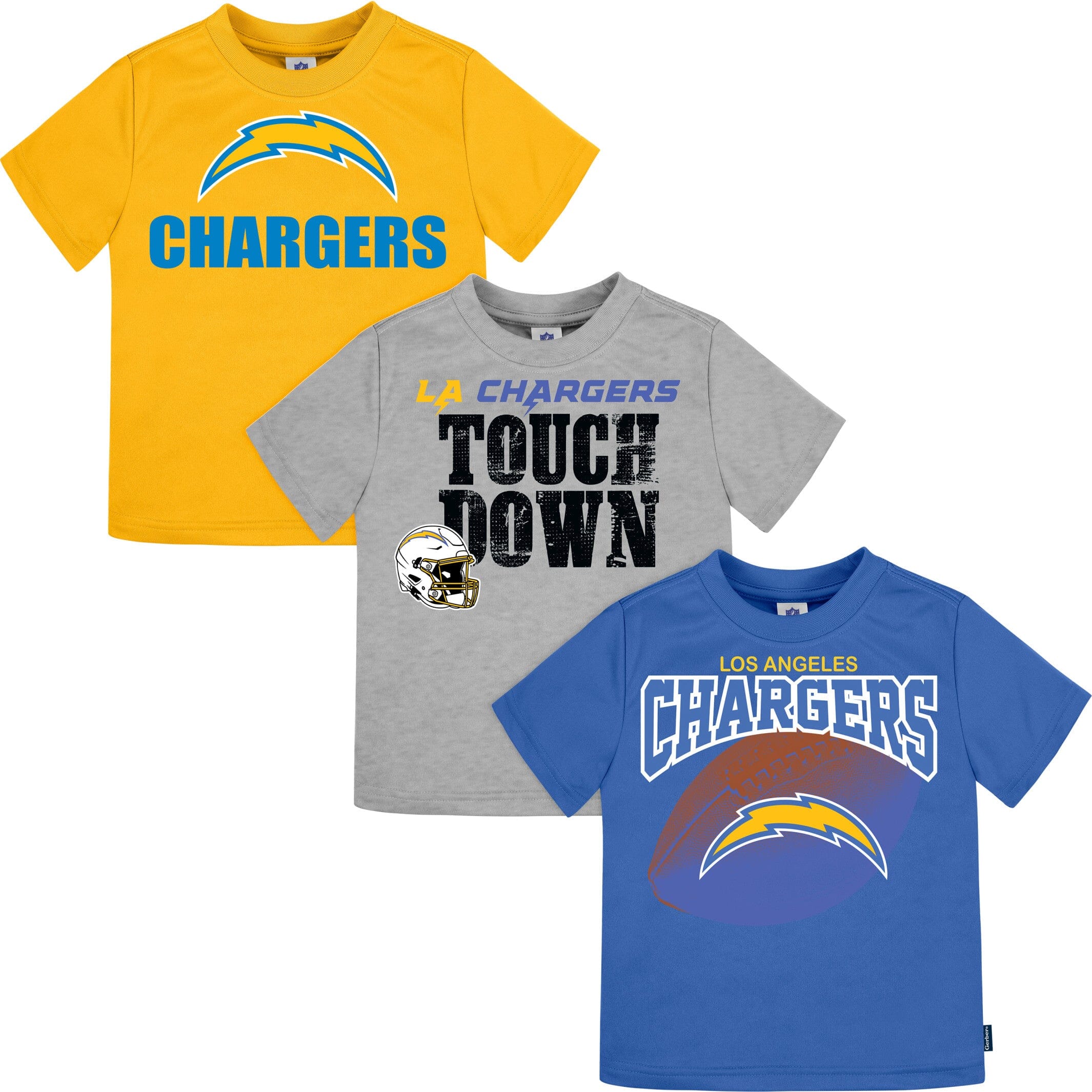 NFL - LA Chargers Baby Girls Cheerleader T-Shirt 2T