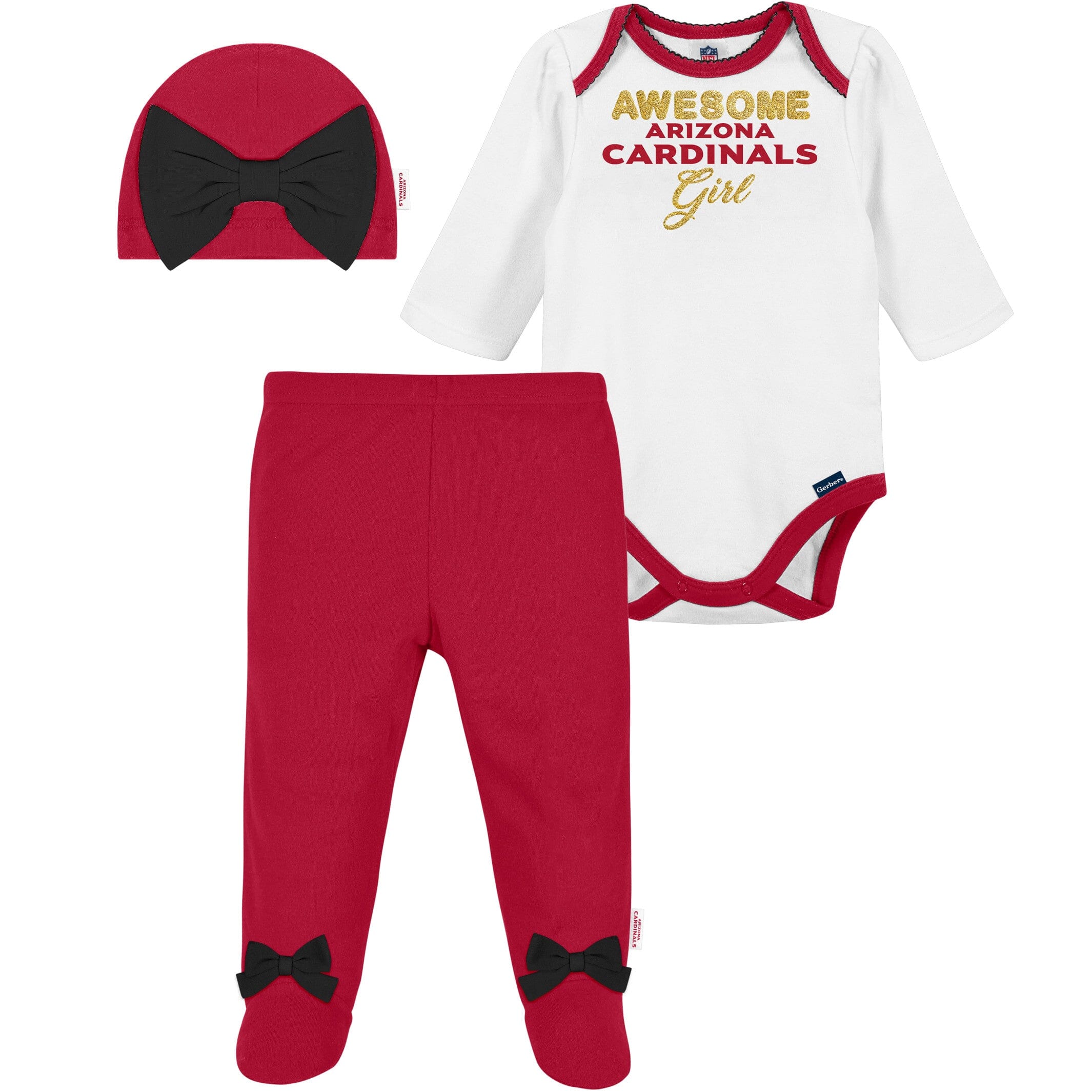 Arizona Cardinals NFL Team Apparel Baby Infant Toddler Size T-Shirt New  With Tag