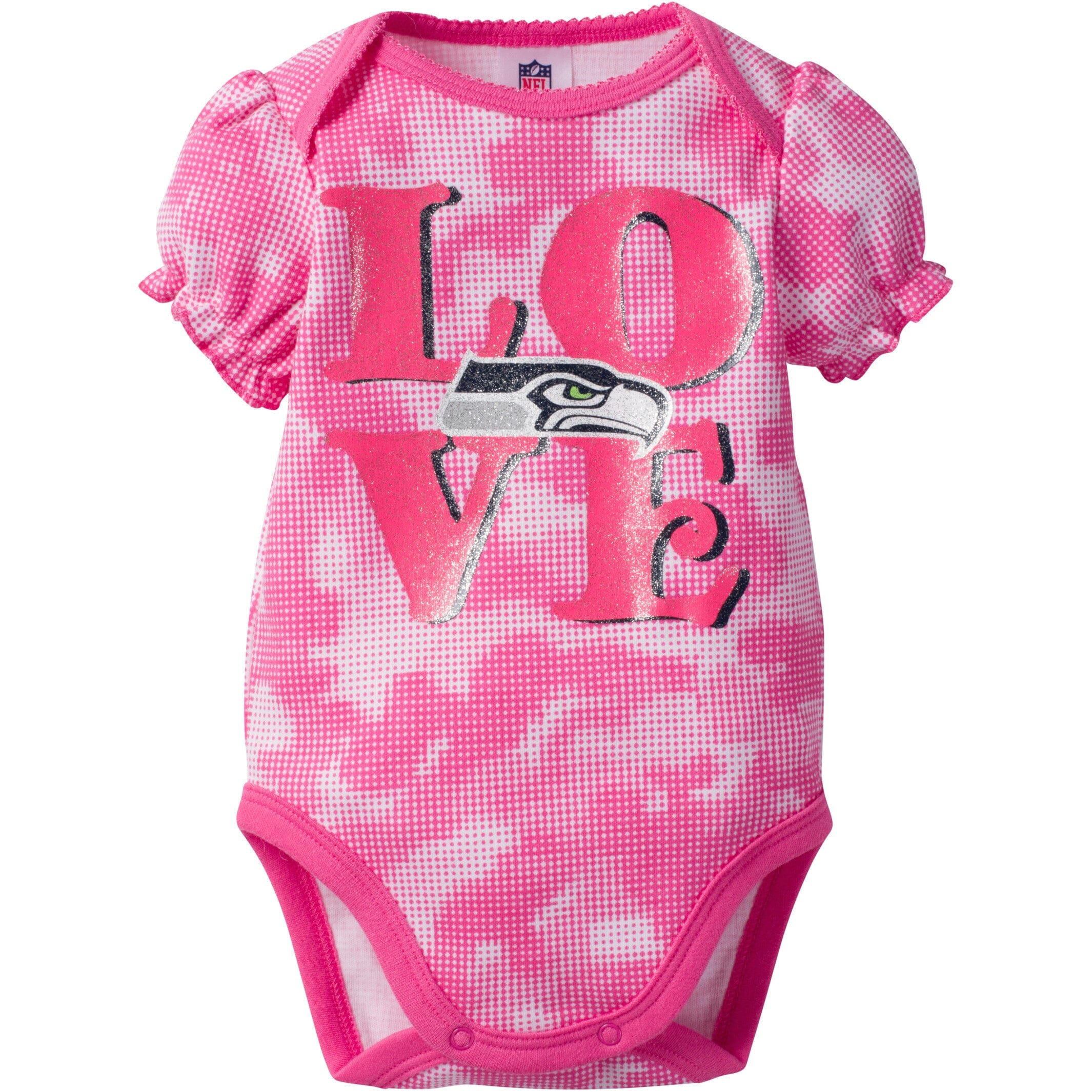 Seahawks Baby Boy Jersey Bodysuit