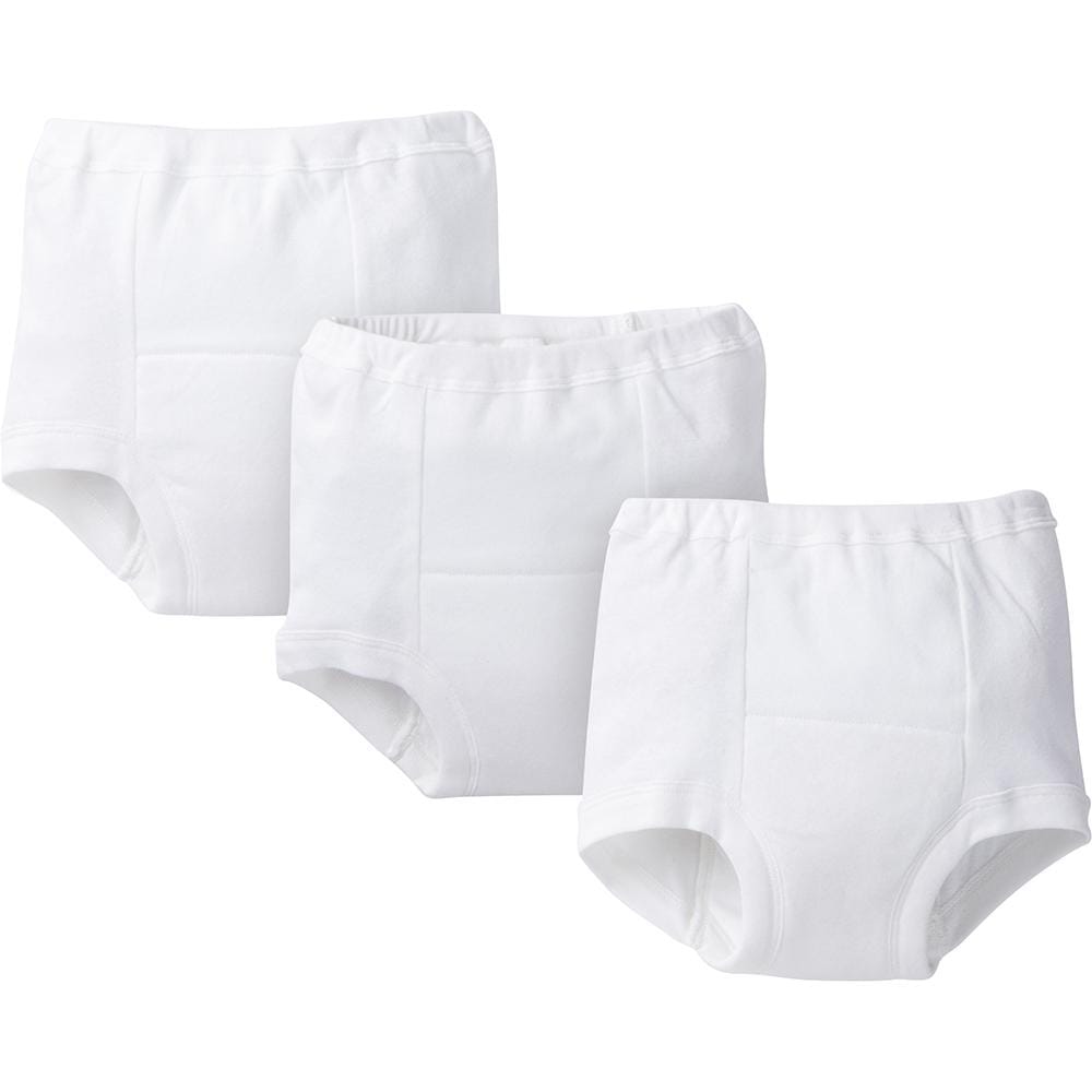 Pimfylm Cotton Training Pants Strong Absorbent Toddler Potty Training  Underwear for Baby Girl and Boy White 18-24 Months