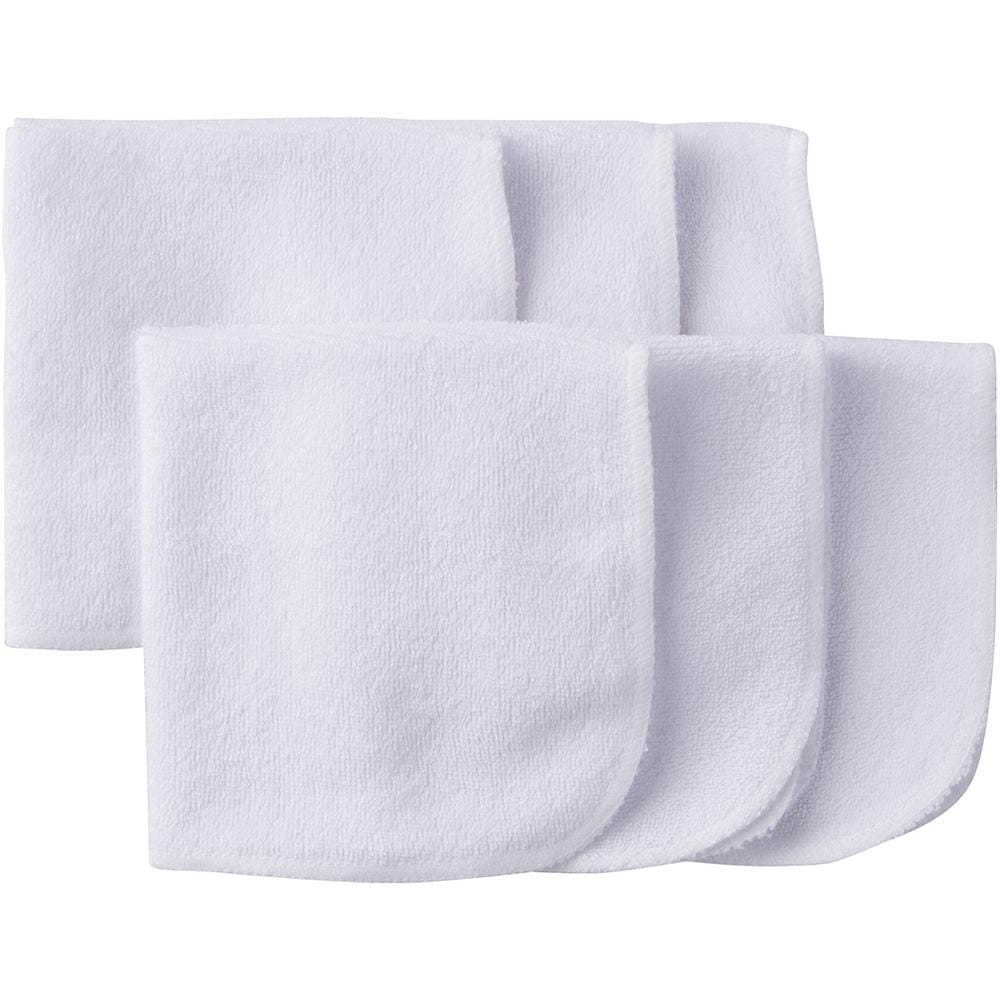 Multi Solid Organic Cotton Washcloths 6 Pack