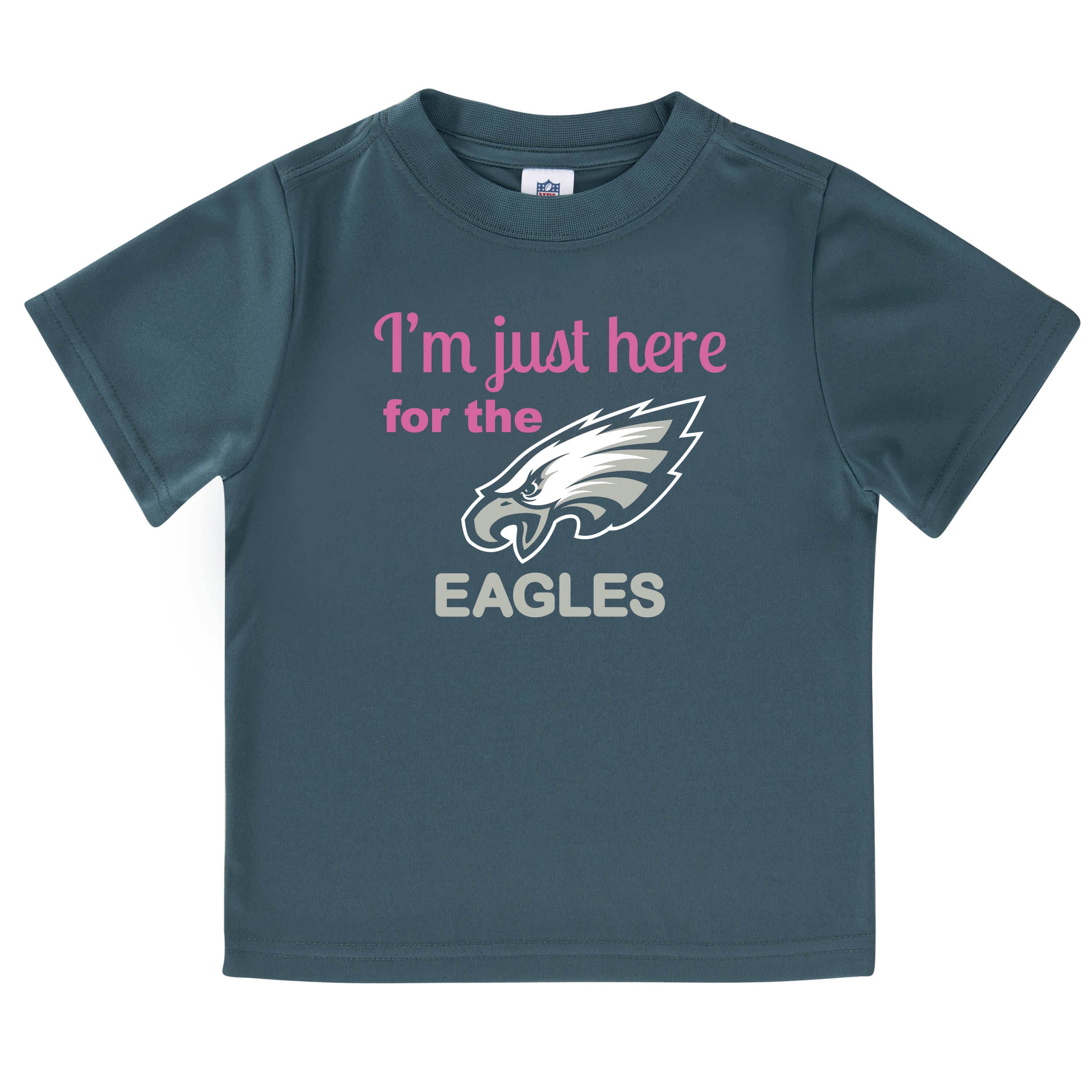 Philadelphia Eagles Youth Girls Size Official NFL Teens Sheer T-Shirt New  Tag