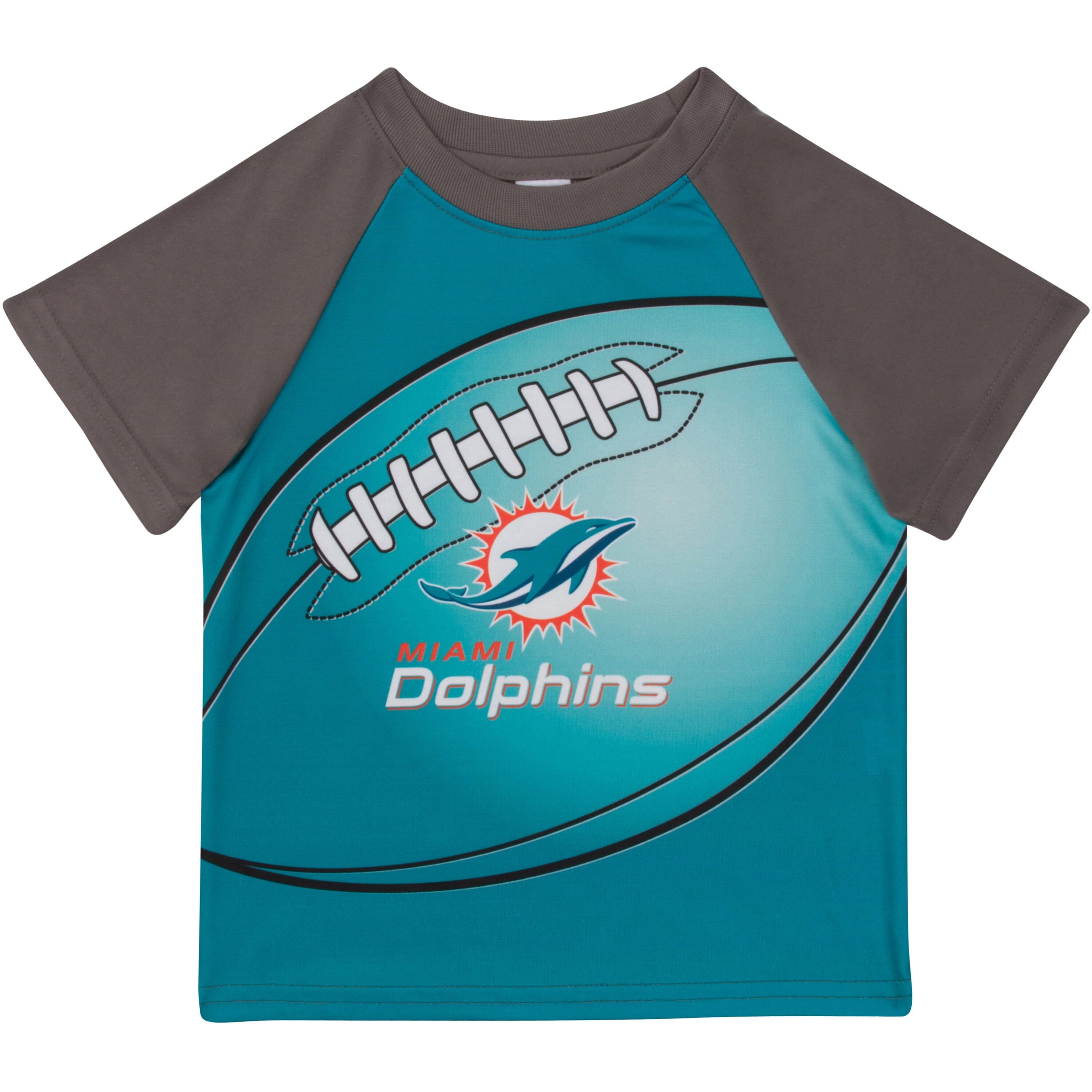 Miami Dolphins Performance Baby Toddler Shirt, Long Sleeve Gerber NFL