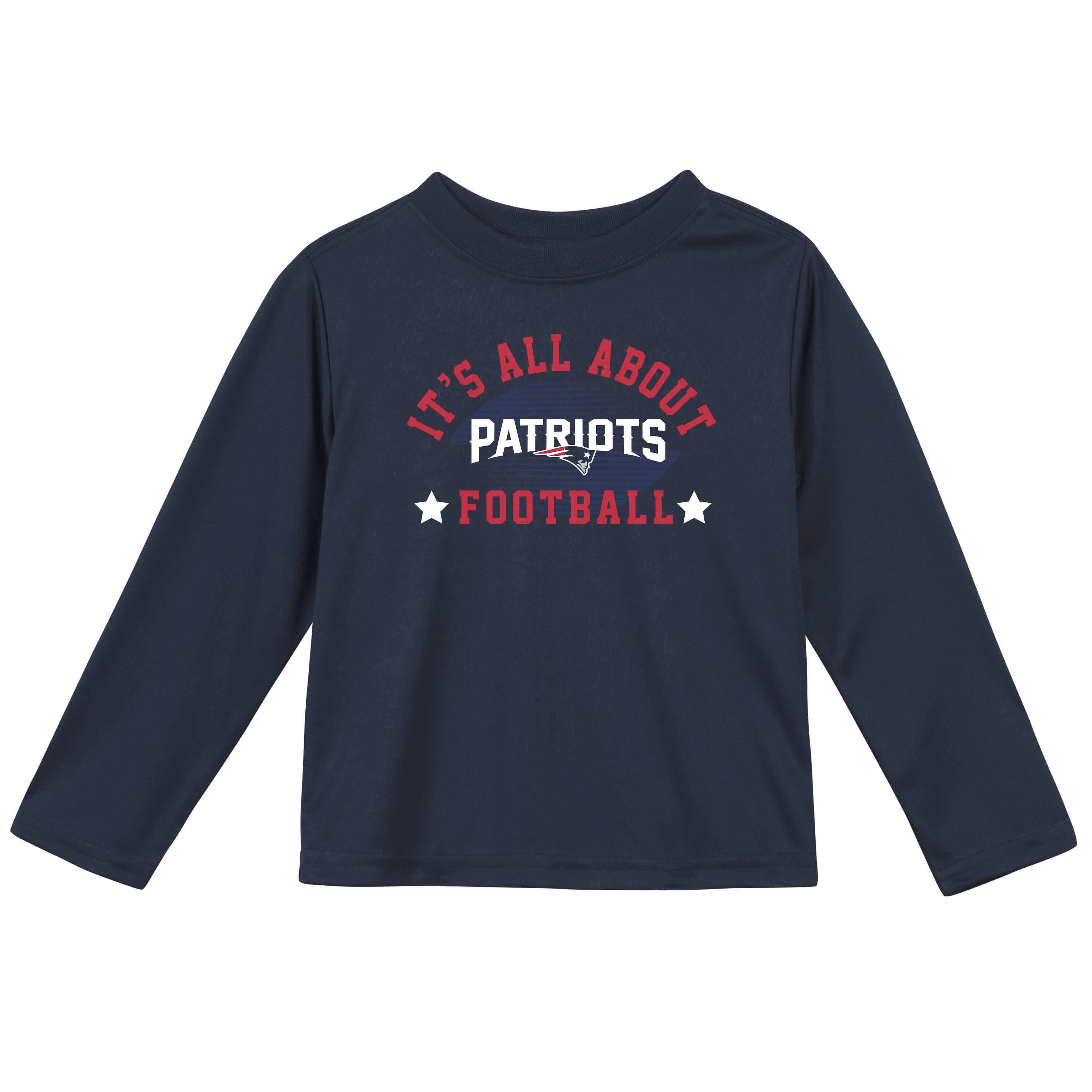 Lids New England Patriots Preschool Long Sleeve T-Shirt & Pants Sleep Set -  Heathered Gray