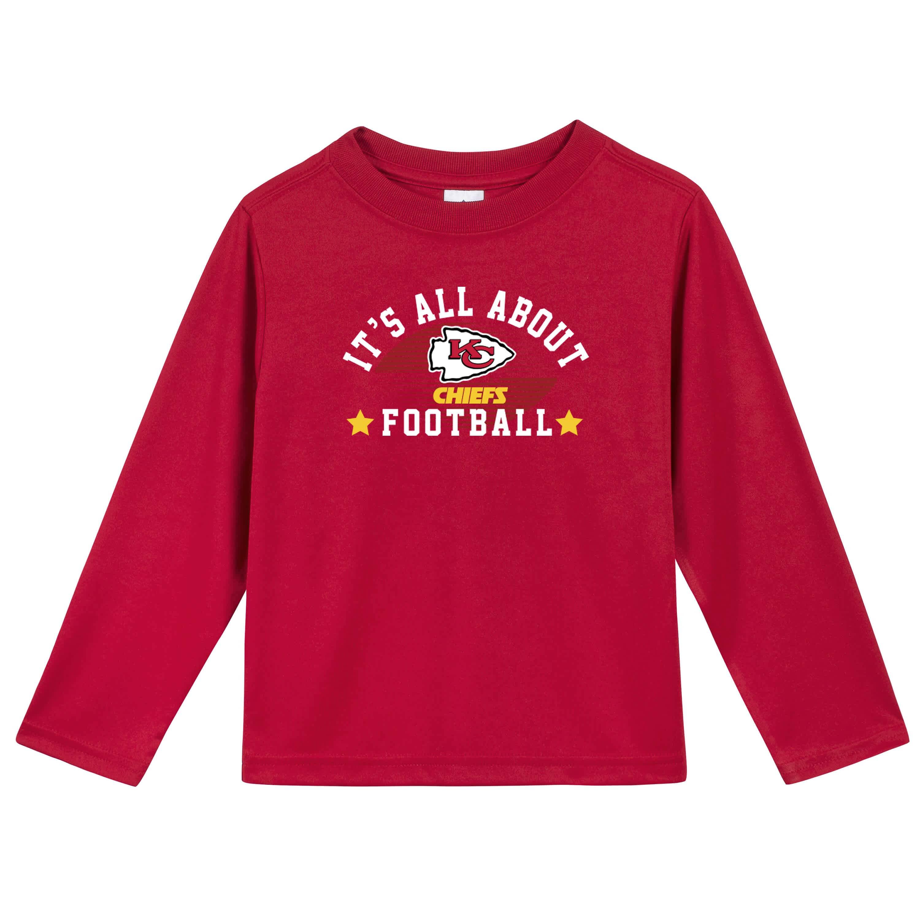 Kansas City Chiefs Toddler Boys Long Sleeve Tee Shirt