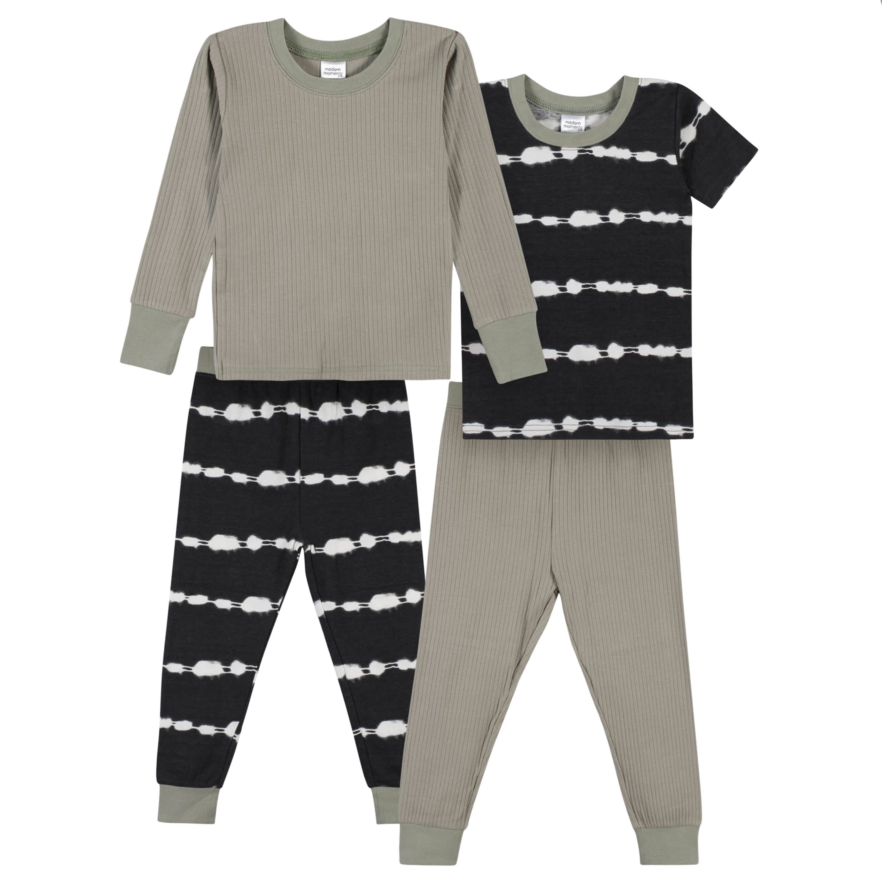 Modern Moments by Gerber Toddler Boy Tight Fitting Pajamas Set, 2-Piece,  Sizes 12M-5T 