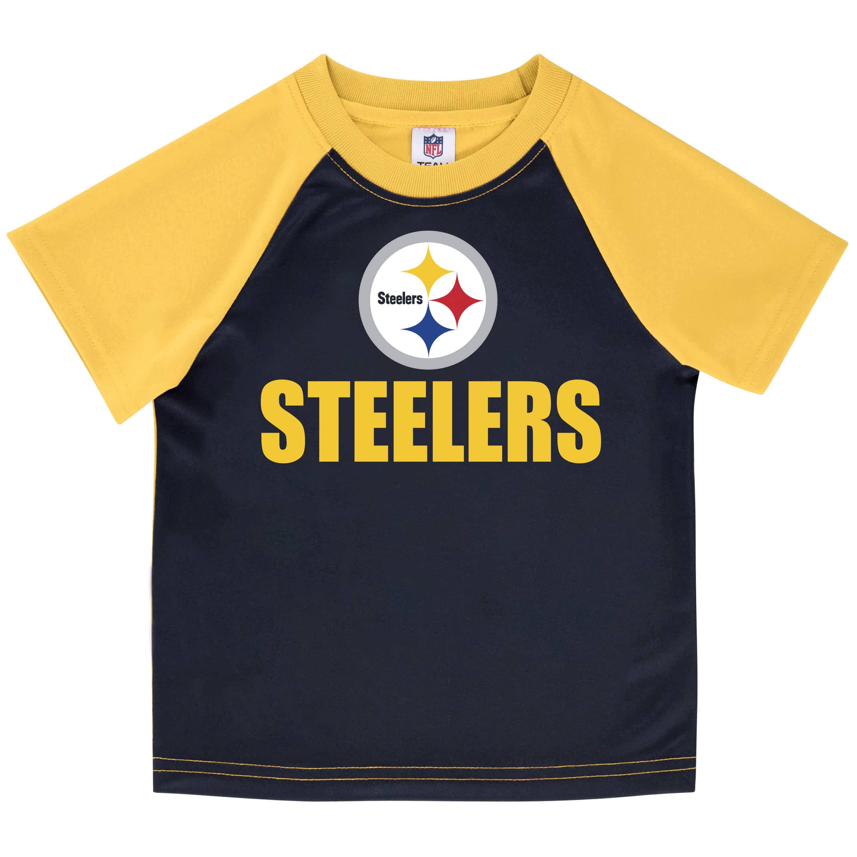 Pittsburgh Steelers Toddler Boys Short Sleeve Tee Shirt