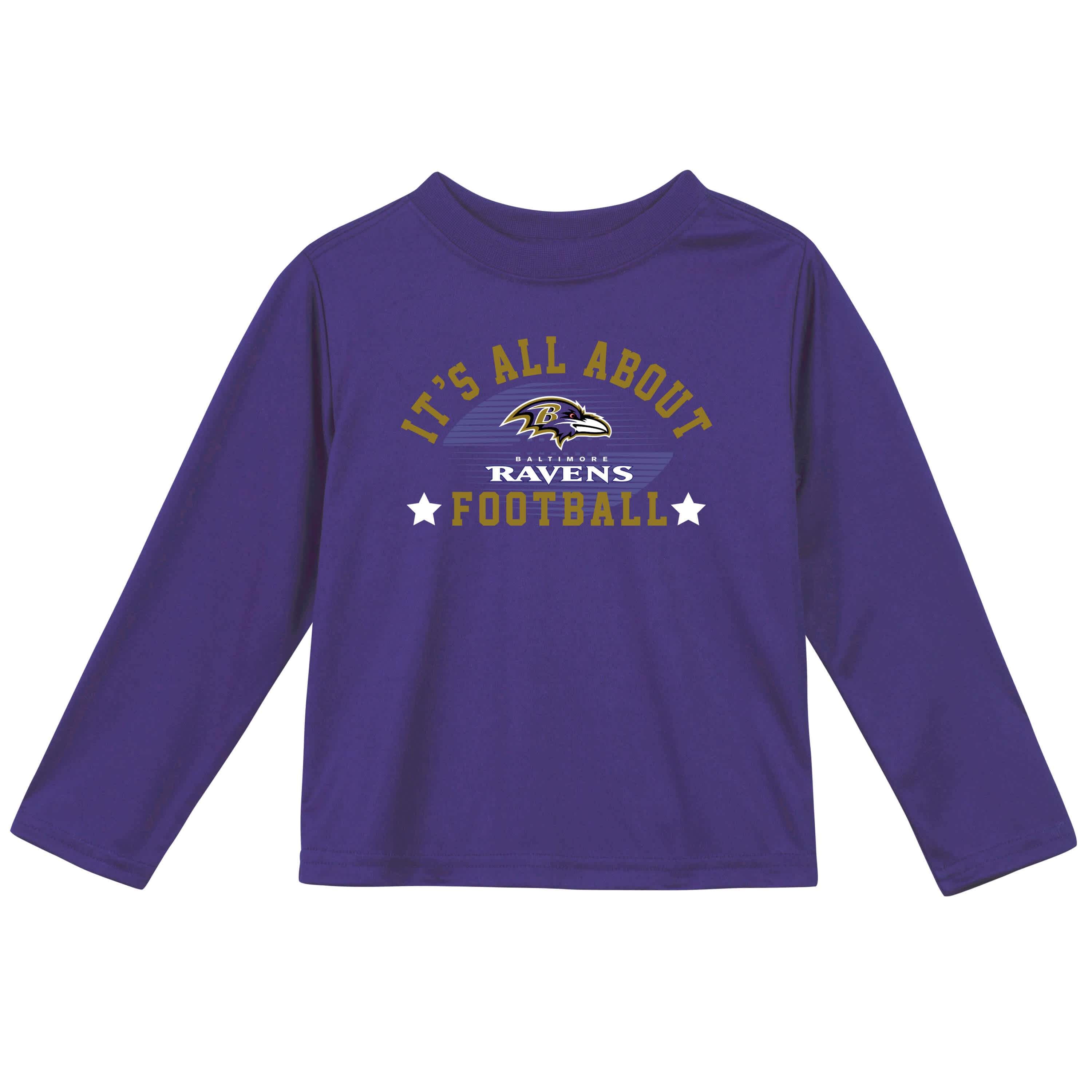 Baltimore Ravens Boys Long Sleeve Tee Shirt – Gerber Childrenswear