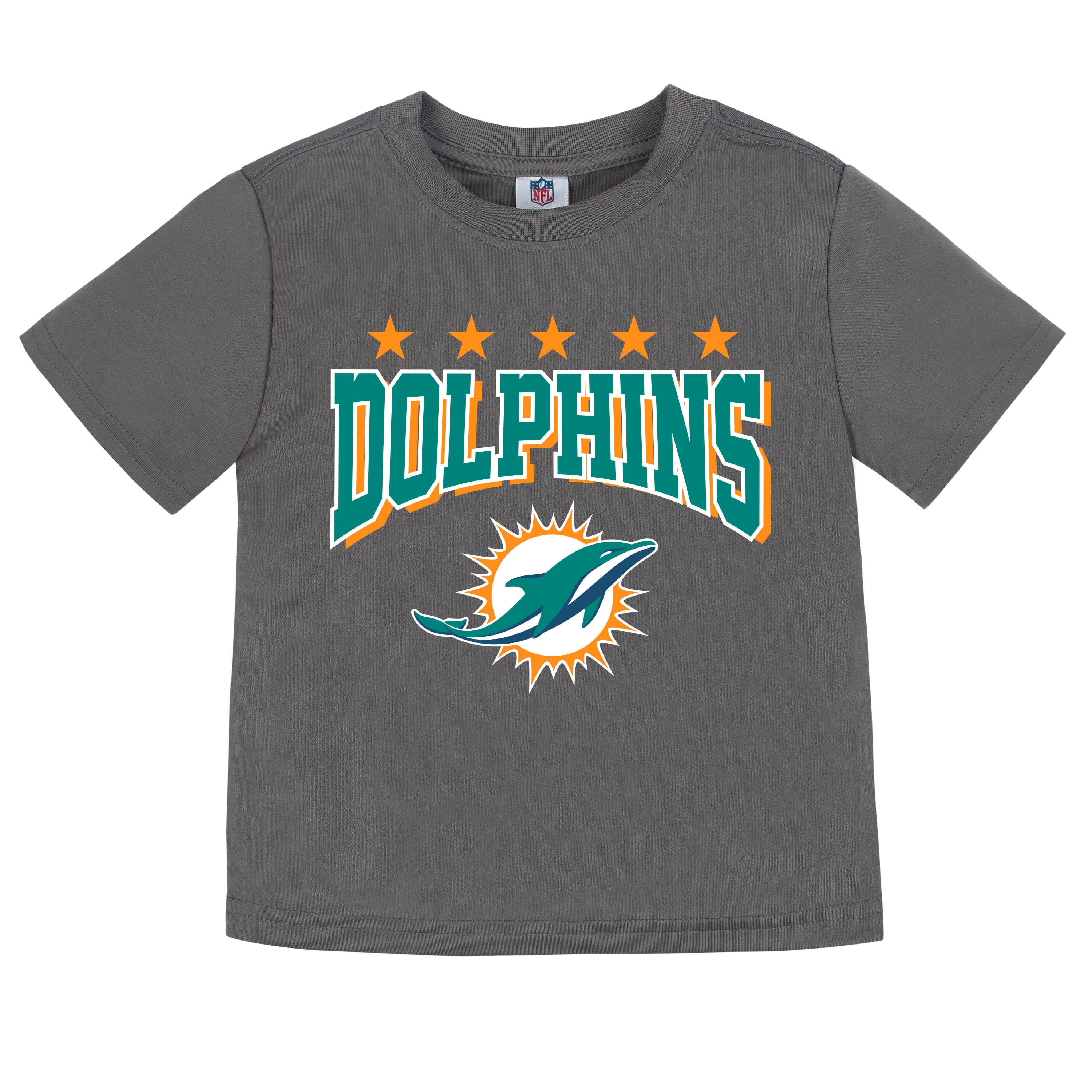 Girls Youth Pink Miami Dolphins Playtime Dolman T-Shirt Size: Large