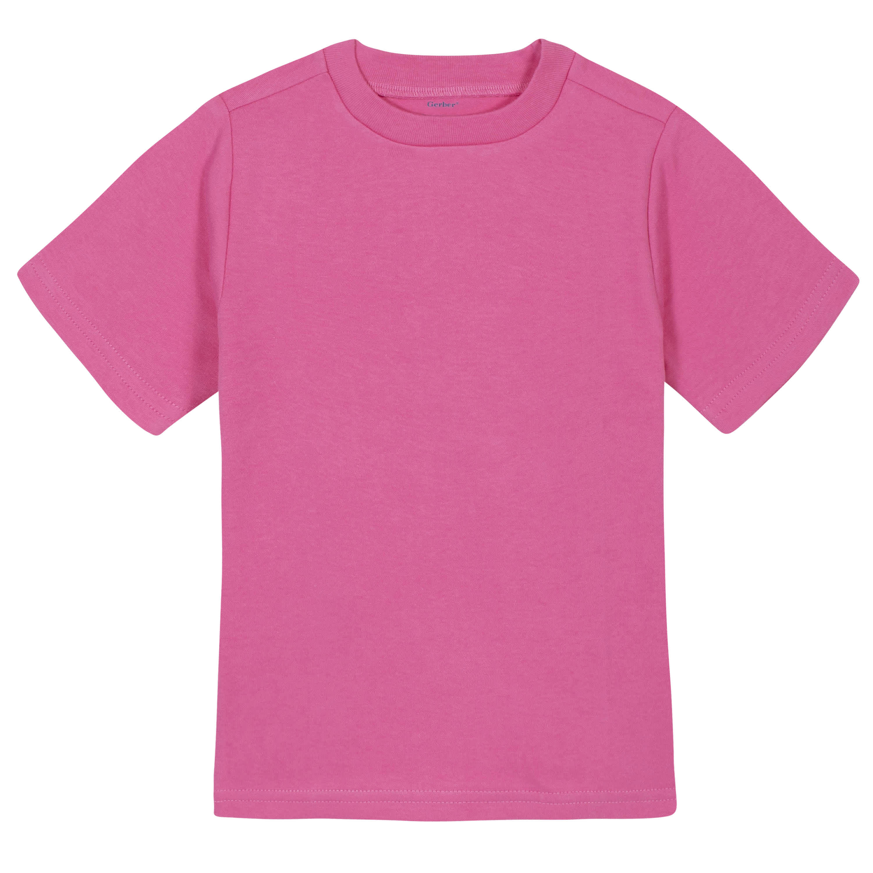 Gerber® Tee Premium Sleeve Gerber – Shirt Childrenswear Pink Short - Hot