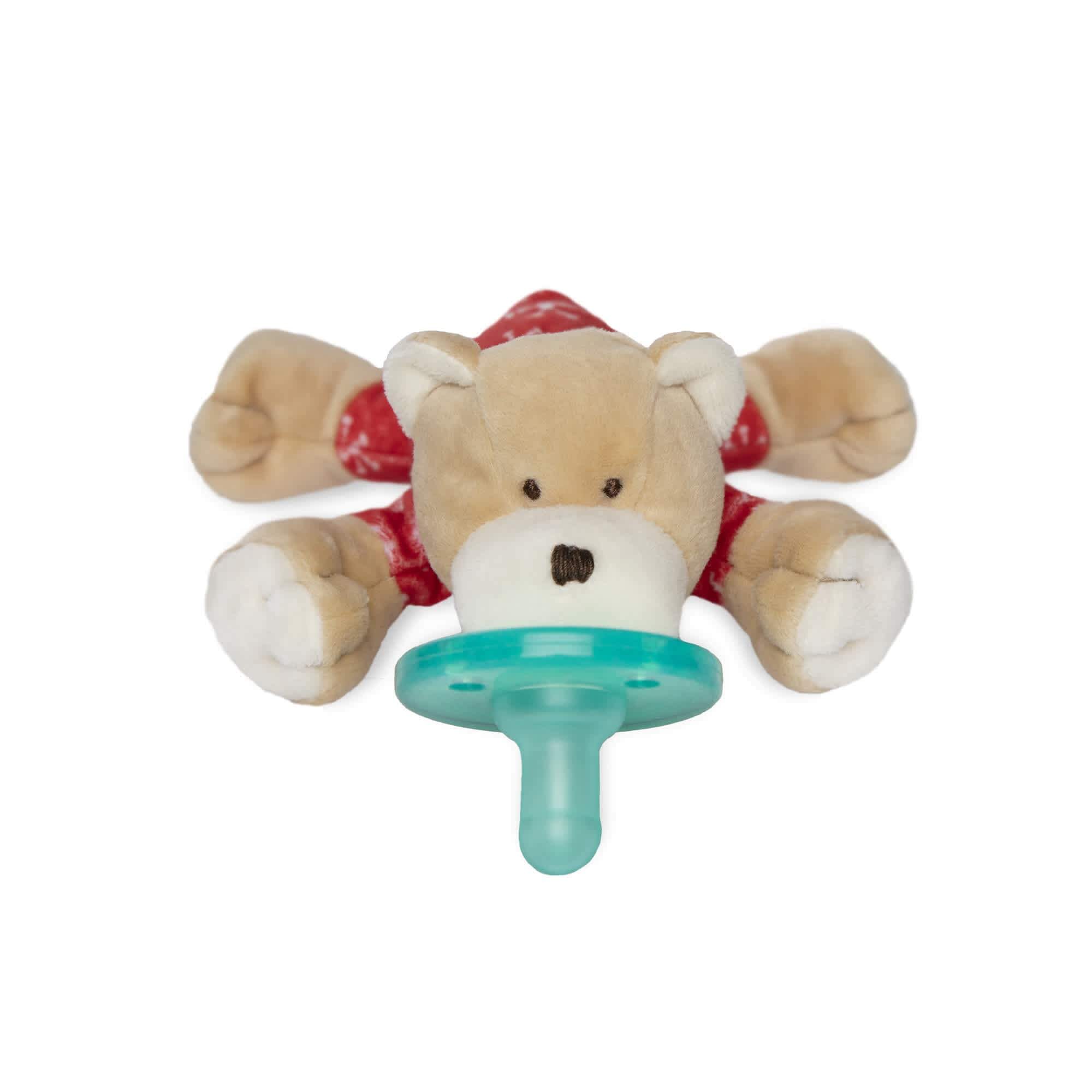 WubbaNub Boston Red Sox Bear Plush and Pacifier