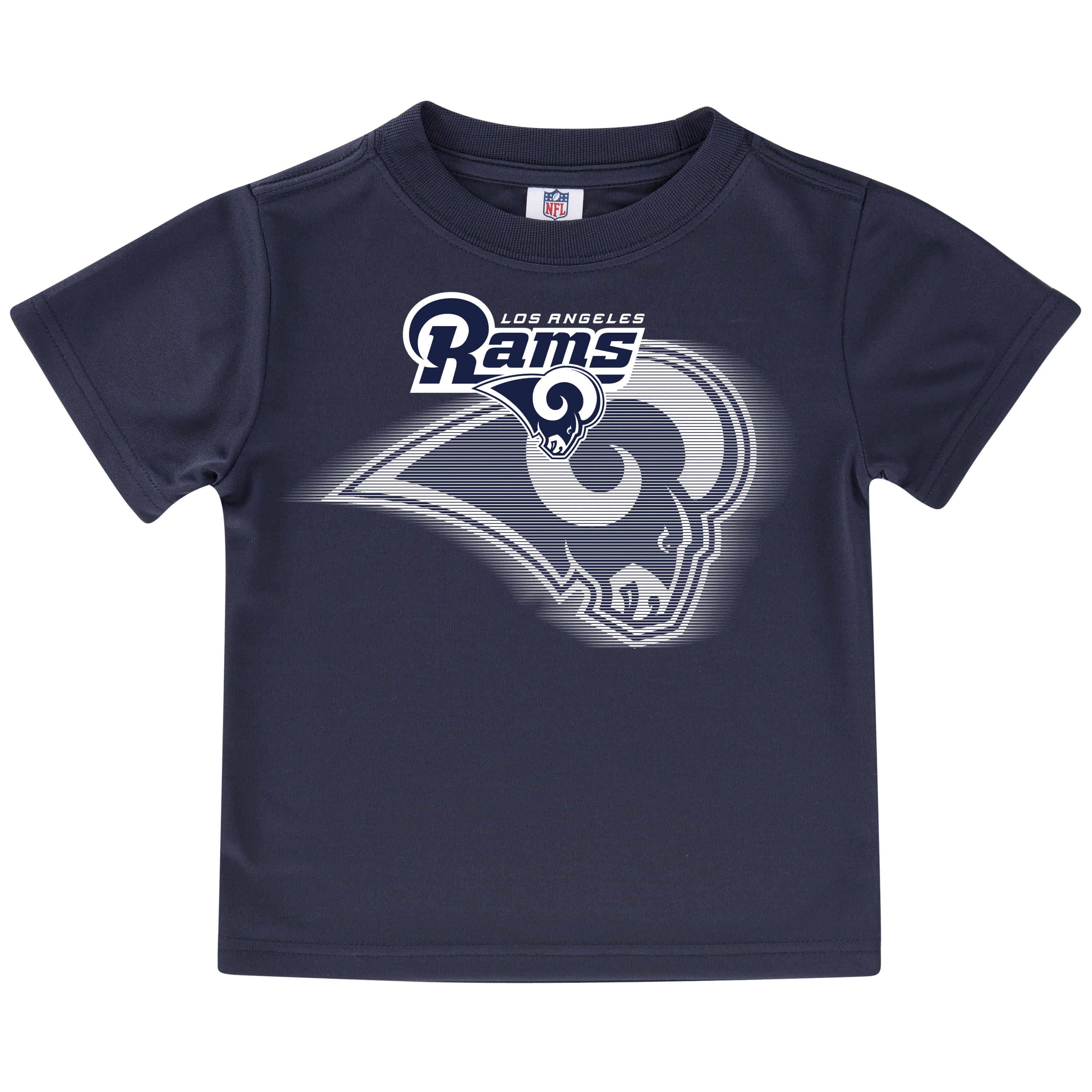 NFL Los Angeles Rams Boys' Short Sleeve Cotton T-Shirt - XS