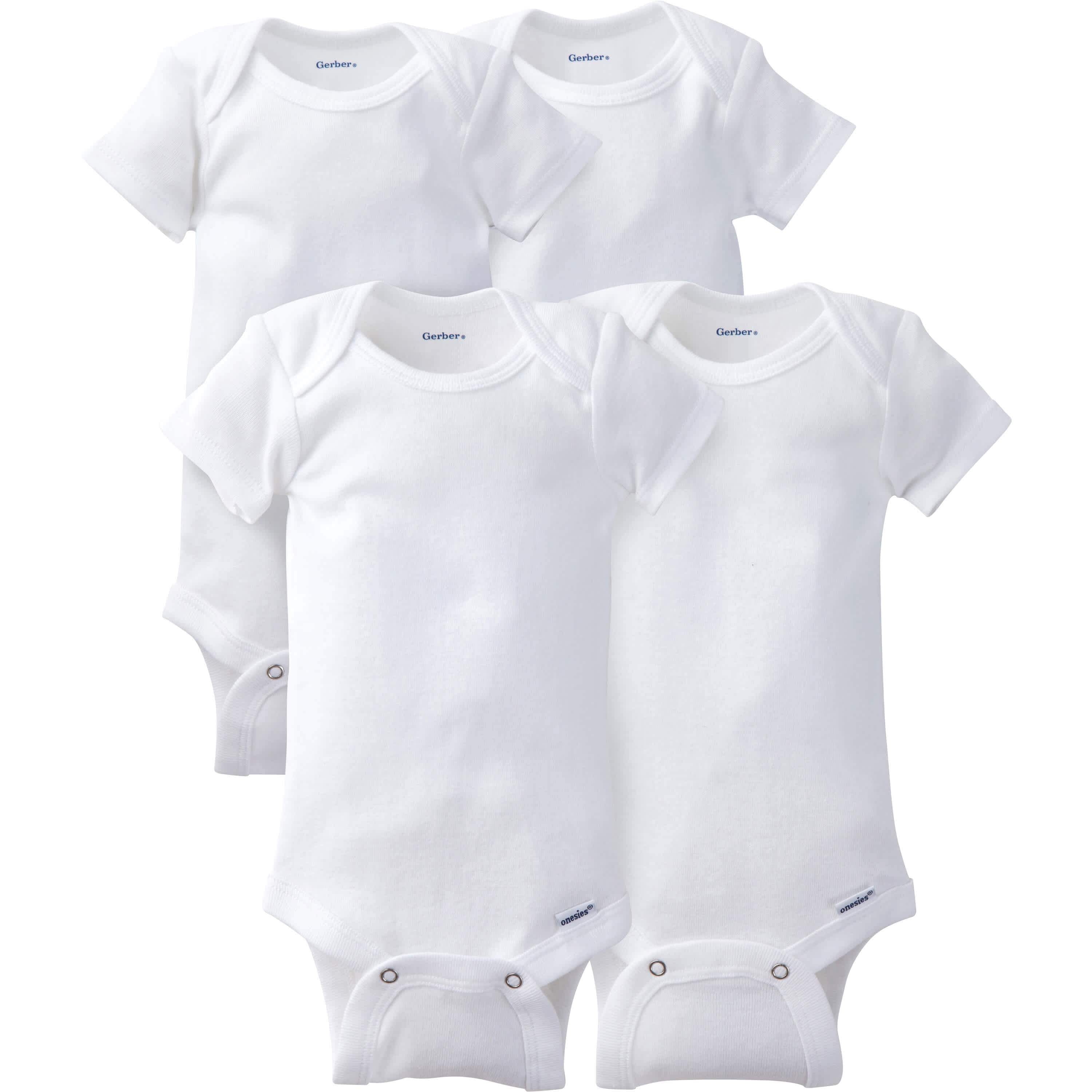 Braves Baseball Gerber Baby Onesie® Bodysuit Cotton Unisex White