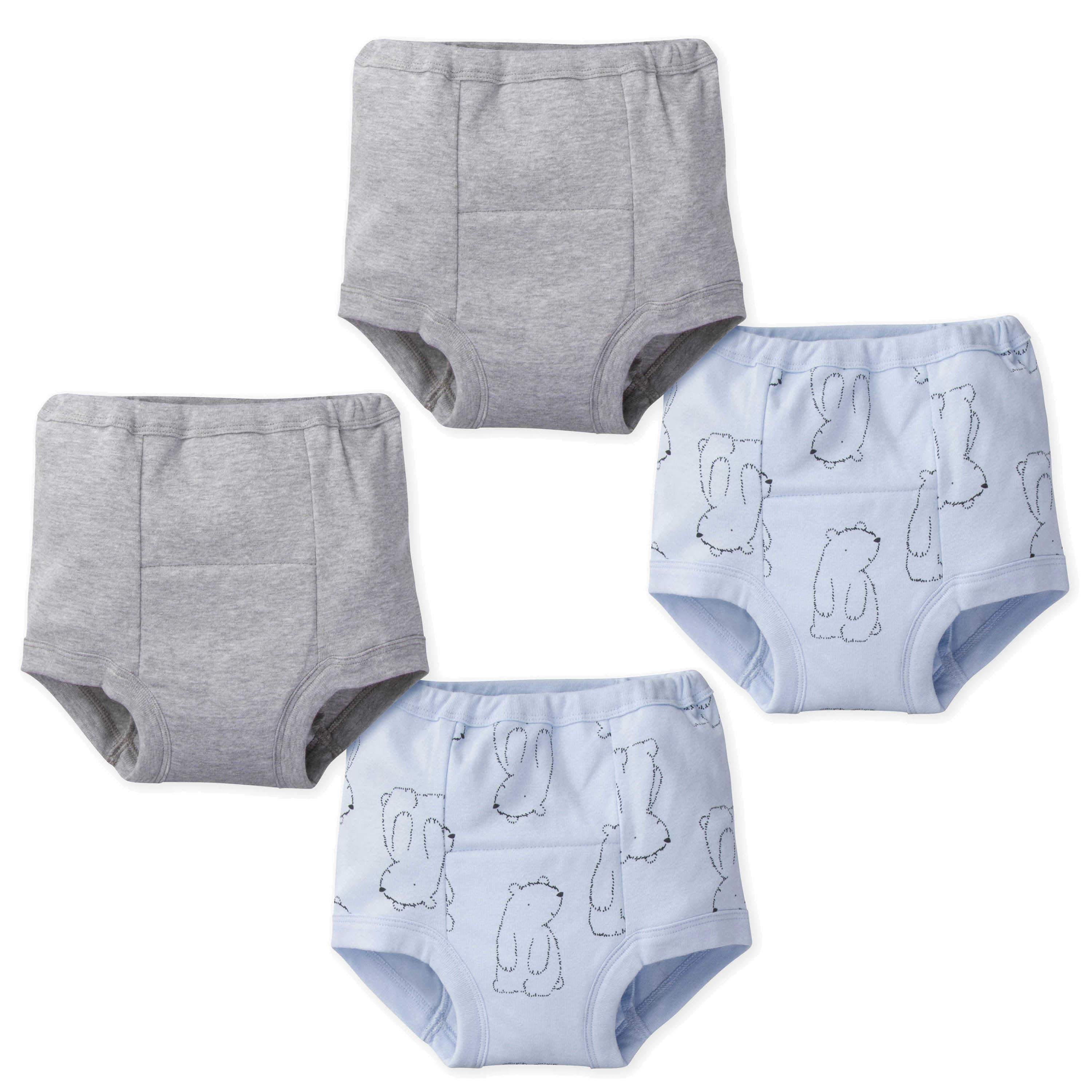 BIG ELEPHANT Baby Potty Training Pants Underwear for Girl's - 100% Cotton,  5T Colorful Flowers 5T (10 Count)