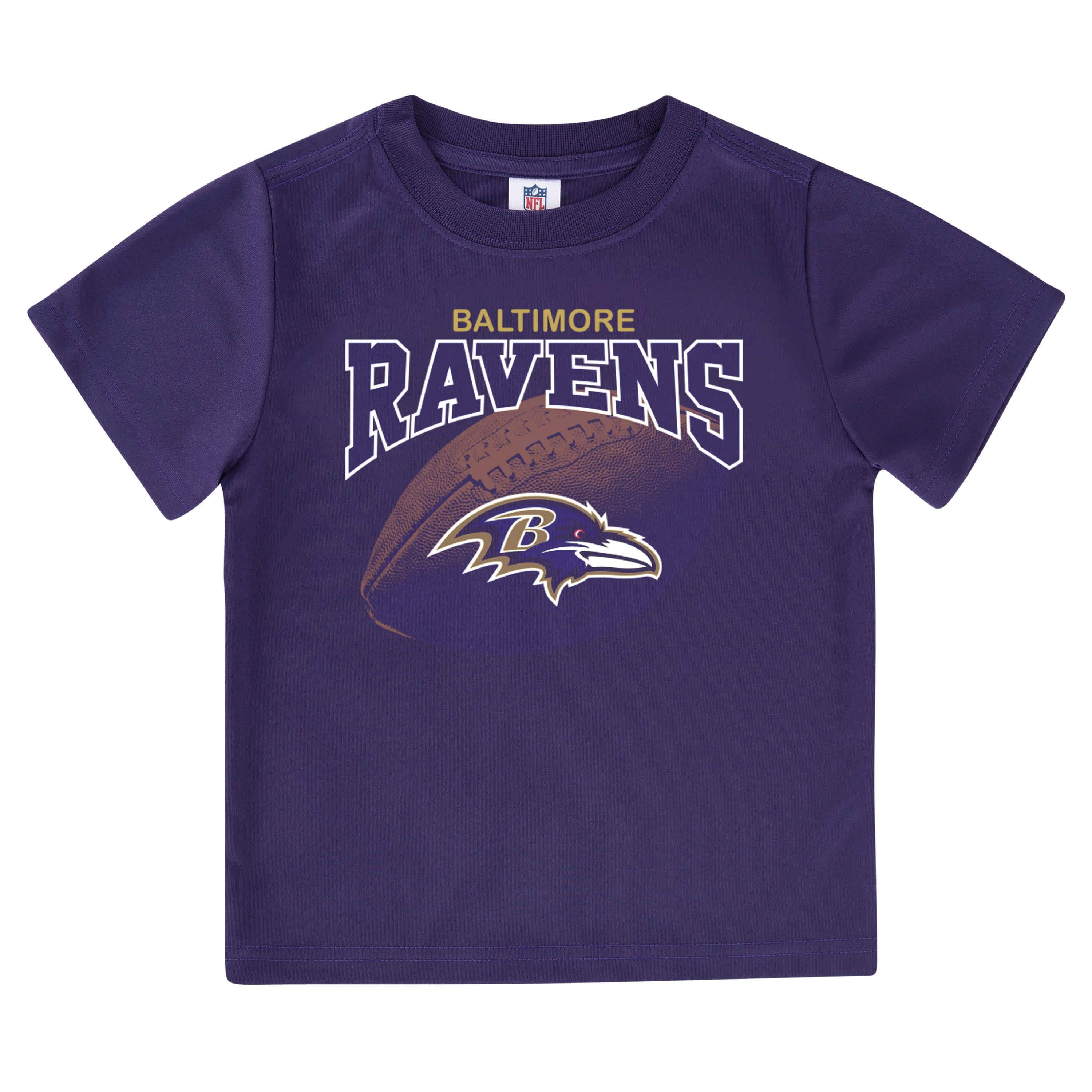 Blue MAN Baltimore Ravens Licensed Crew Neck T-Shirt 2828745