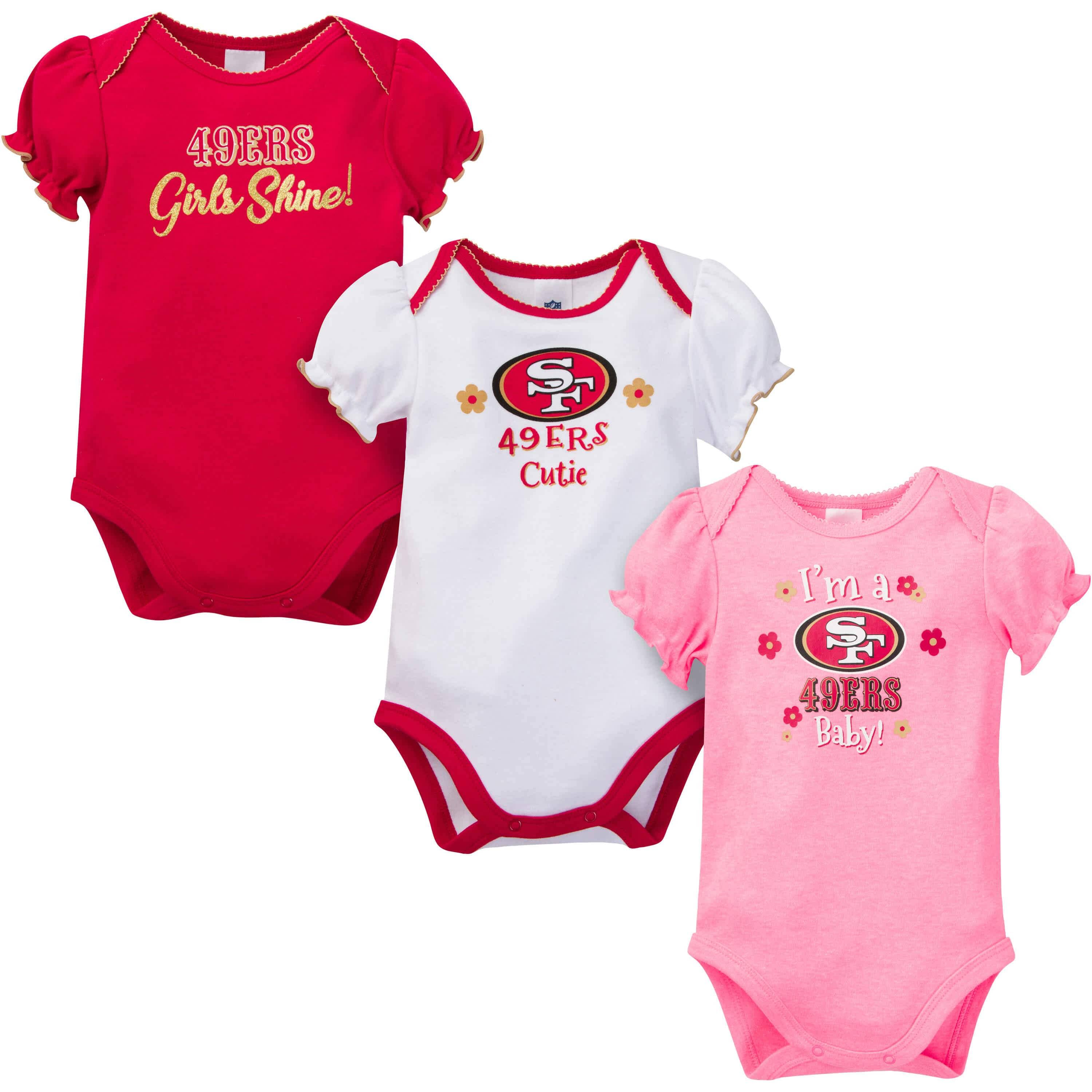 3-Pack Baby & Toddler Boys 49ers Short Sleeve Shirts – Gerber