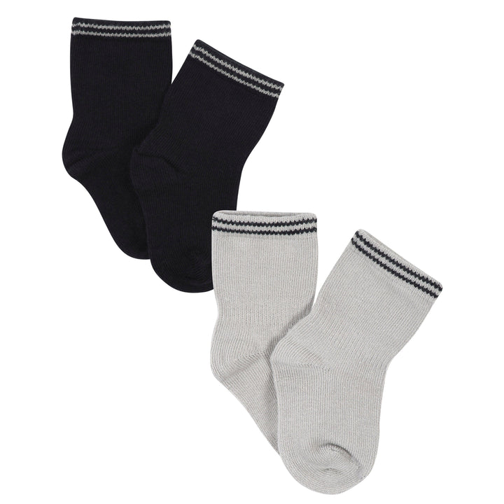 4-Piece Baby Boys Desert & Stripes Coverall, Cap, & Wiggle-Proof™ Socks