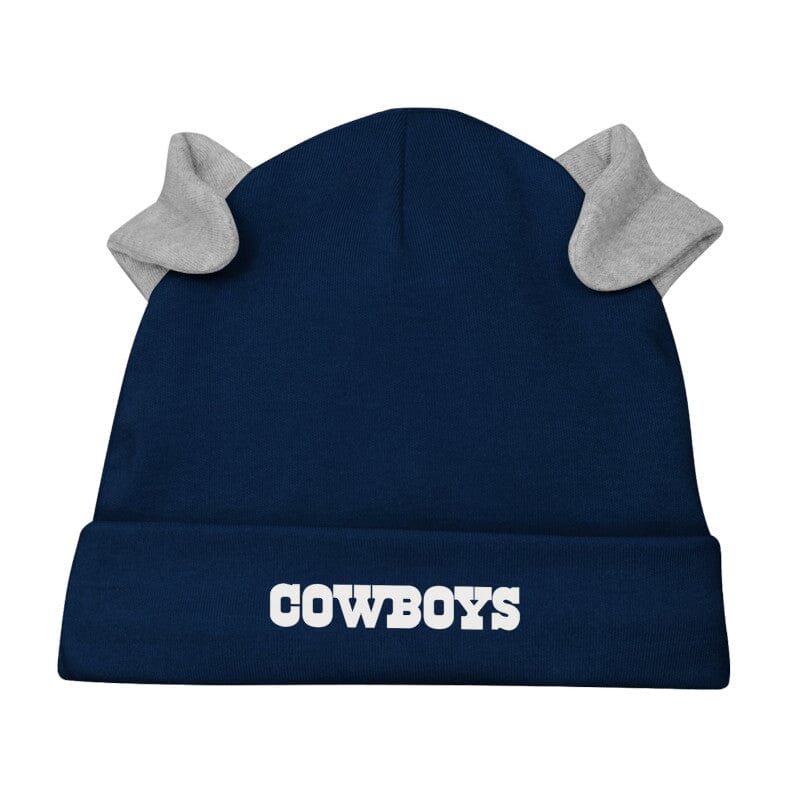 3-Piece Dallas Cowboys Long Sleeve Bodysuit, Pants and Cap Set