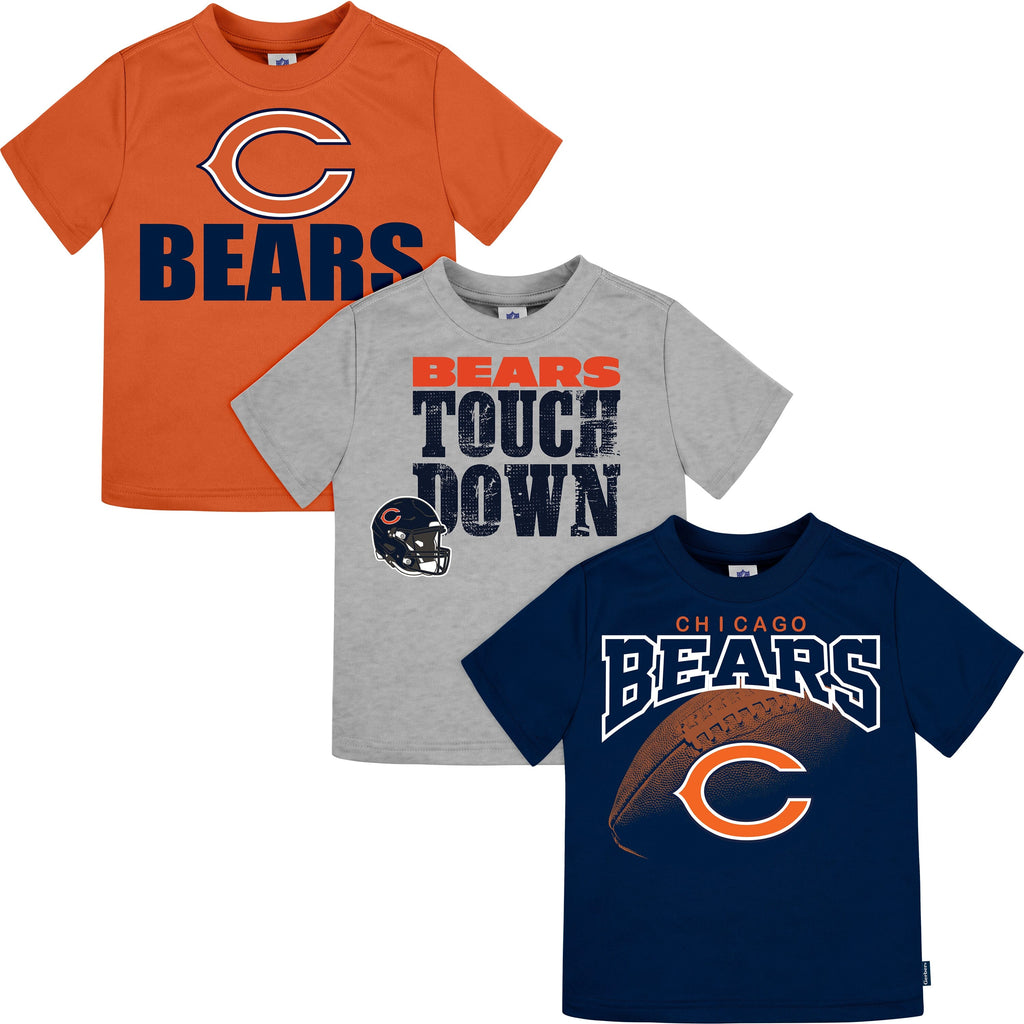 NFL Chicago Bears Toddler Boys' 3pk Coordinate Set - 4T