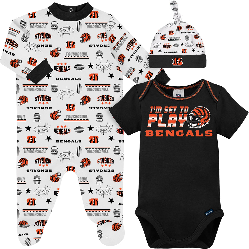 Cincinnati Bengals Onesie, Cincinnati Baby Creepers, Romper, Bodysuit