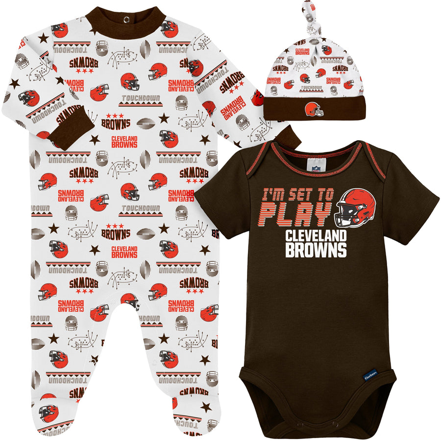 Body de Bebê Futebol Americano Cleveland Browns
