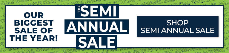 Semi Annual Sale. Our biggest sale of the year! Mobile banner.