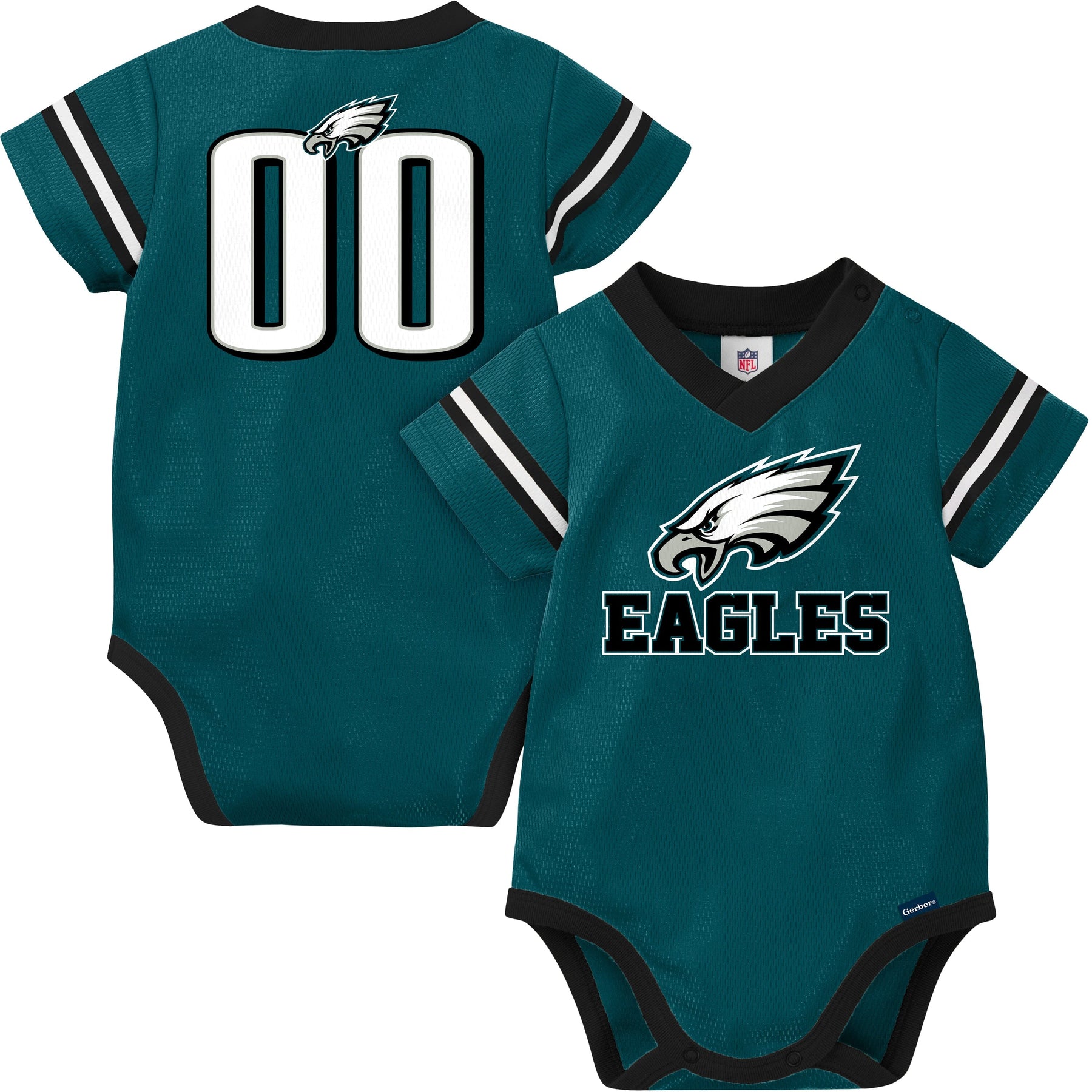 3-Pack Baby & Toddler Boys Eagles Short Sleeve Shirts – Gerber