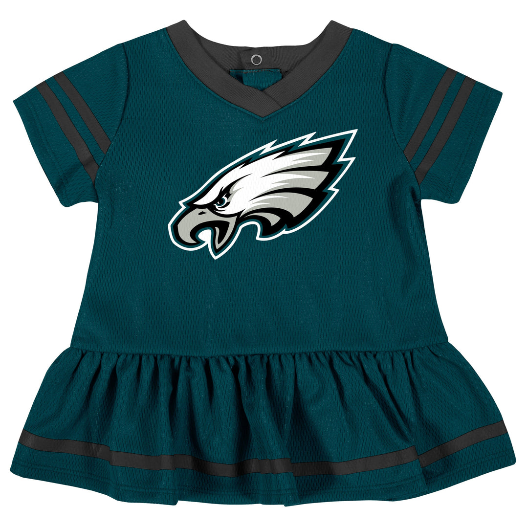 Eagles Baby Girl Dazzle Dress and Diaper Cover