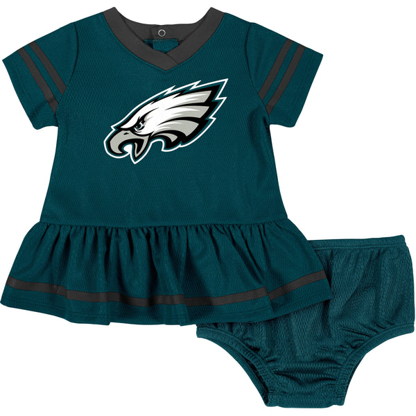 Philadelphia Eagles Infant and Toddler Cheerleader Dress – babyfans