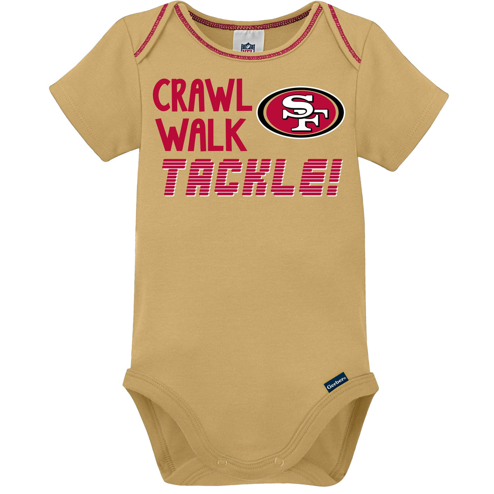 San Francisco 49ers Jersey Style Bodysuit – babyfans