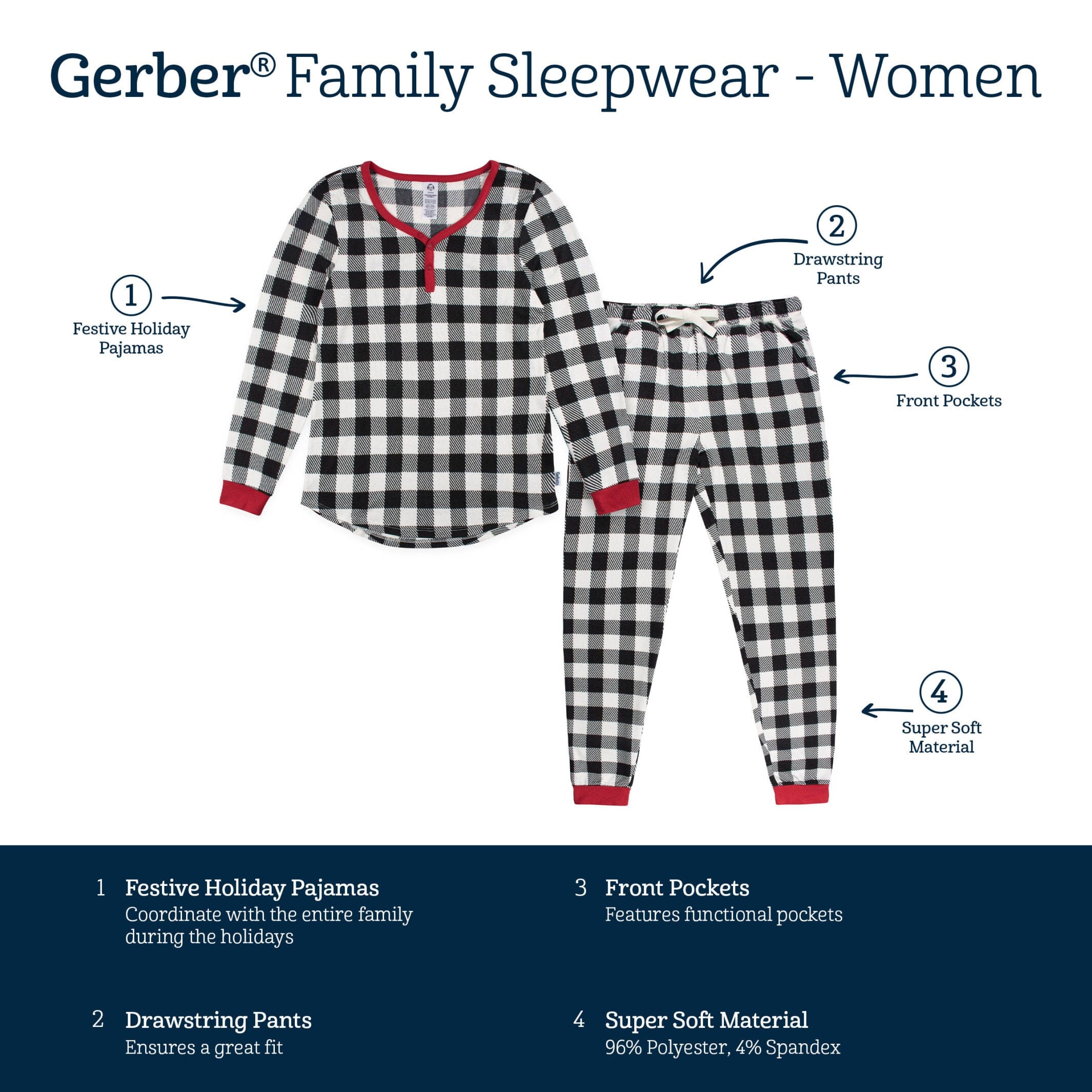 Buffalo plaid womens online pjs