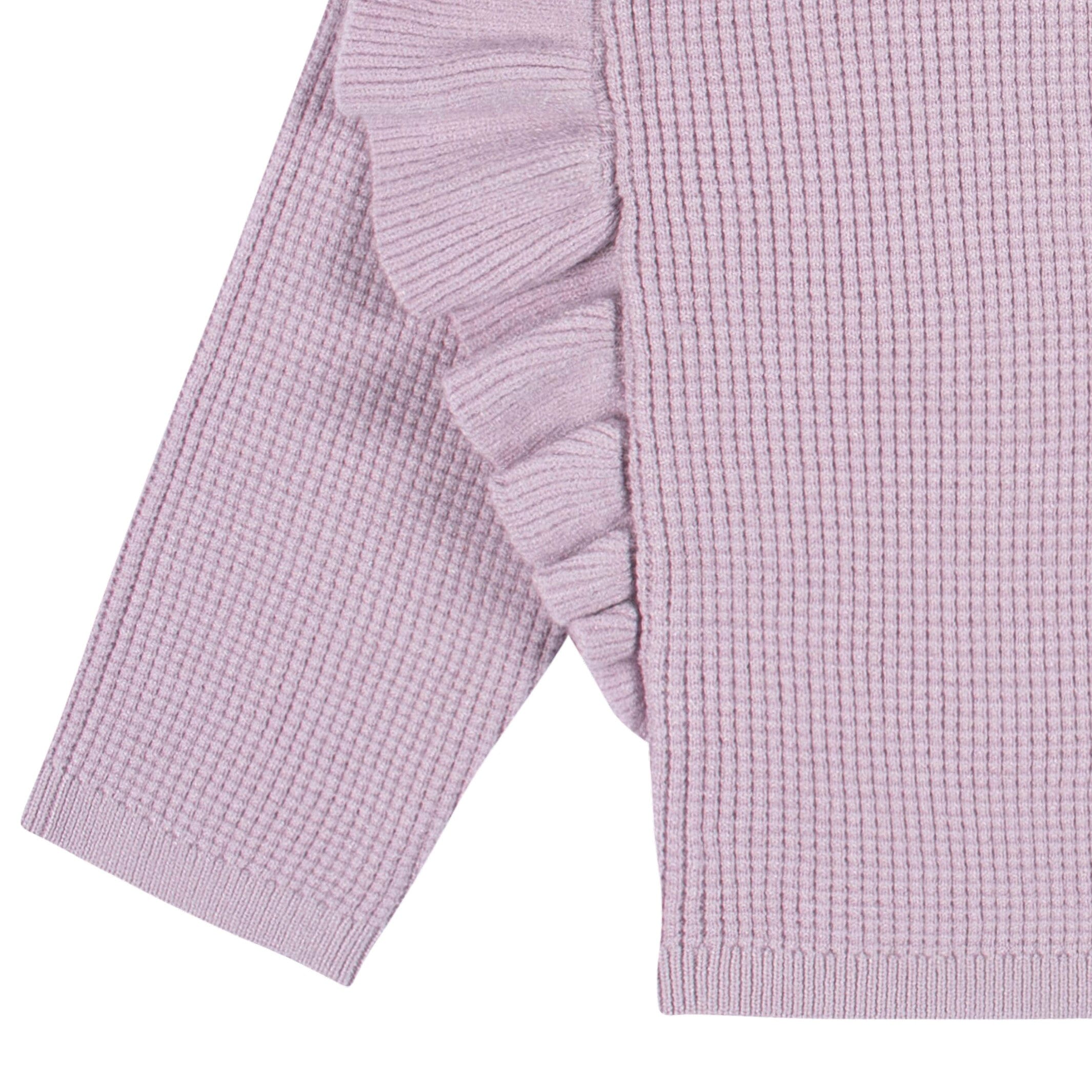 2 Piece Infant and Toddler Girls Lavender Sweater Knit Set