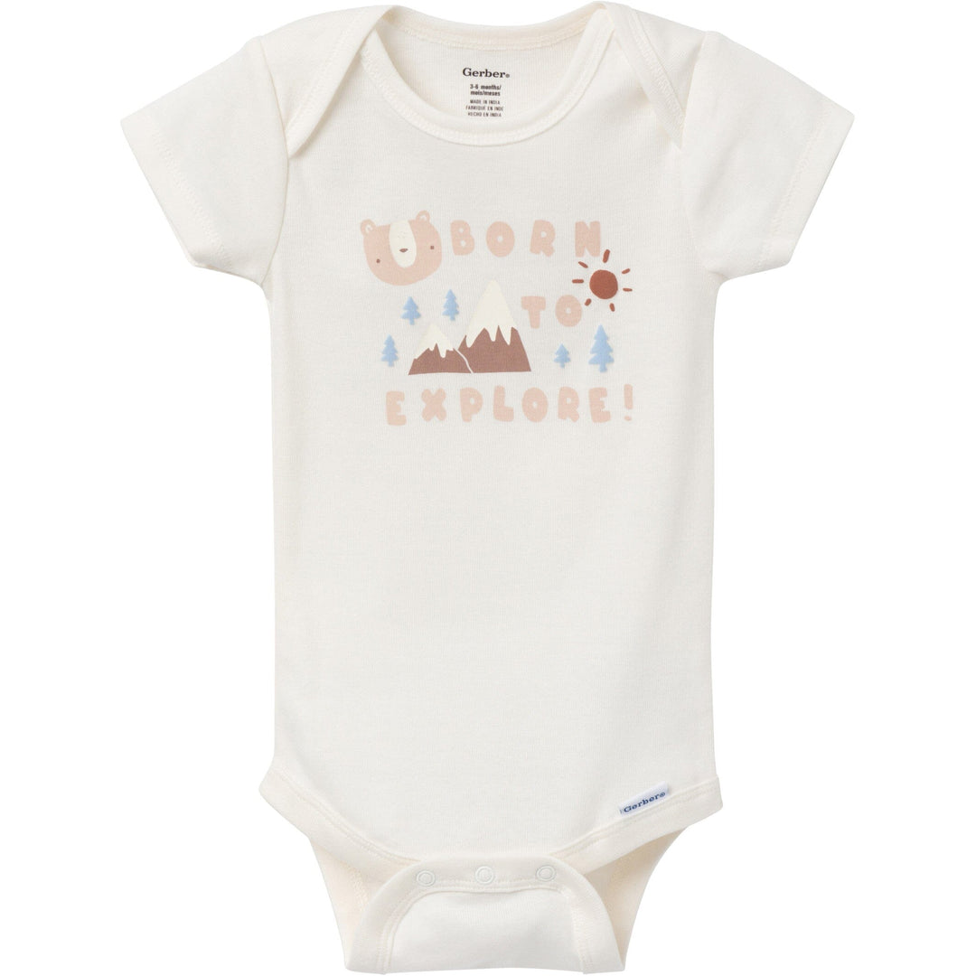 3-Pack Baby Boys Born To Explore Onesies® Bodysuits