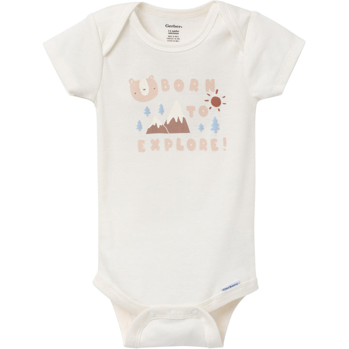 3-Pack Baby Boys Born To Explore Onesies® Bodysuits