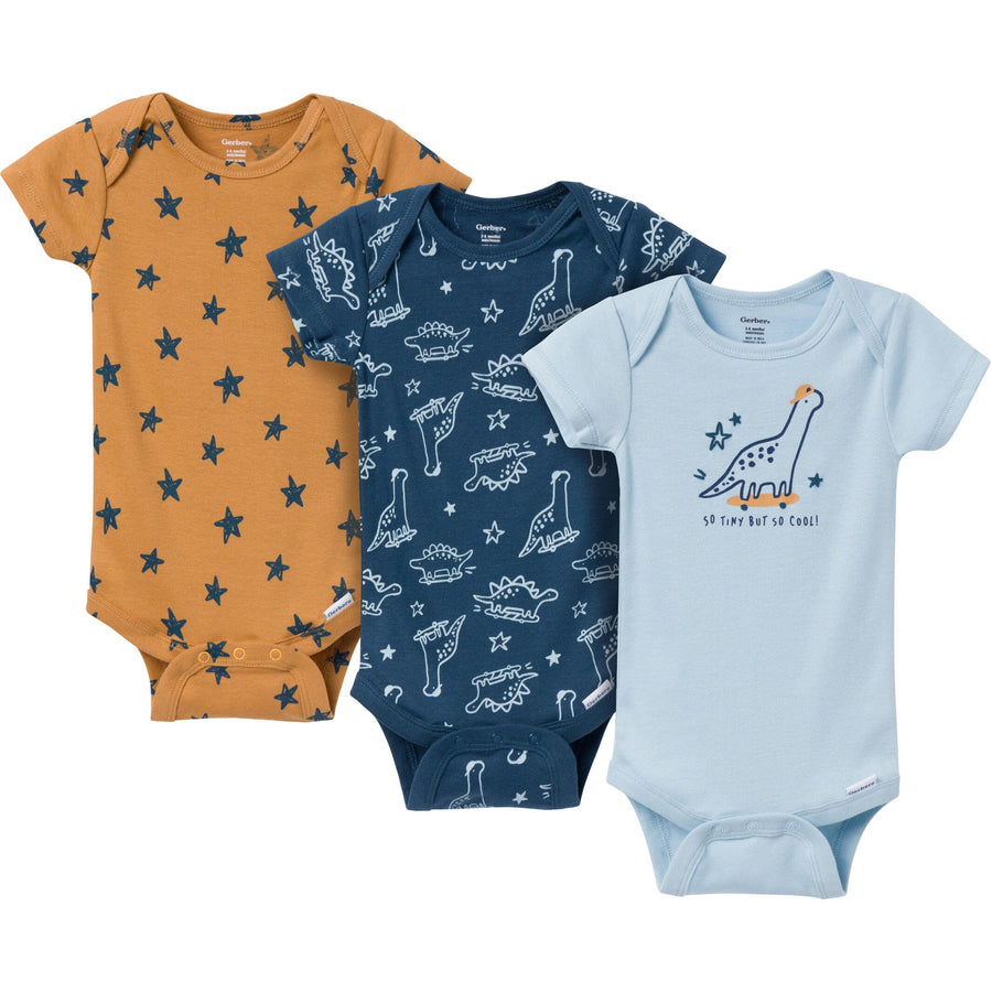 3-Pack Baby Boys Little Dude Onesies® Bodysuits