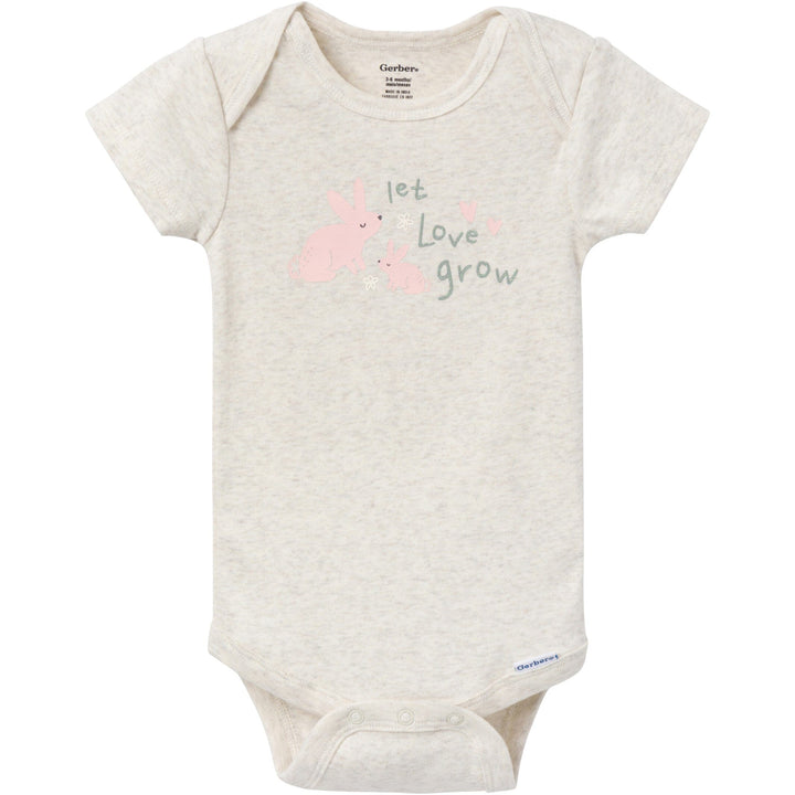 3-Pack Baby Girls Let Love Grow Onesies® Bodysuits