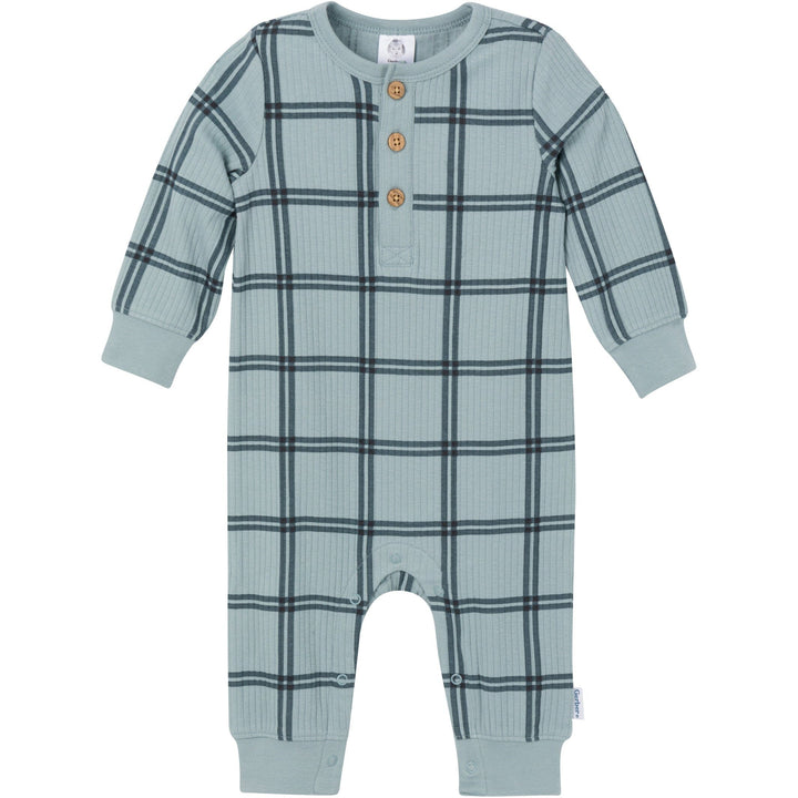 Baby Boys Plaid Romper