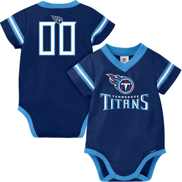 NFL Tennessee Titans Baby Boys Short Sleeve Bodysuit Set, 3-Pack