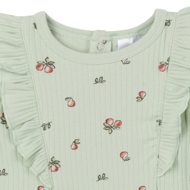 Baby Girls Green Pears Romper