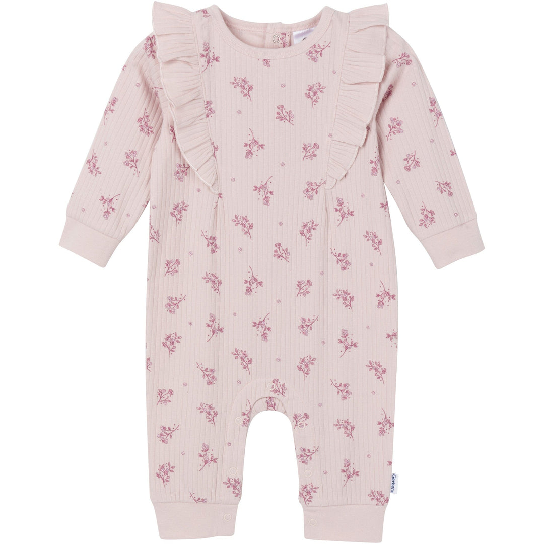 Baby Girls Tossed Flowers Romper