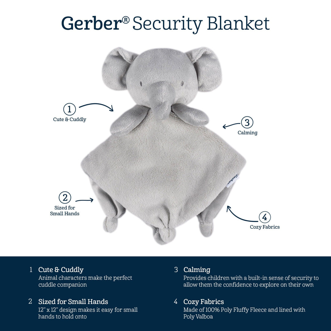 Baby & Toddlerneutral Animal Geo Security Blanket