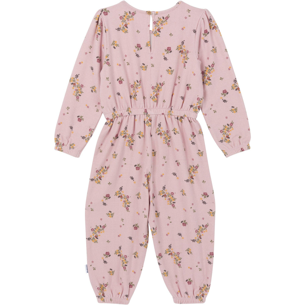 Toddler Girls Floral Hacci Jumpsuit