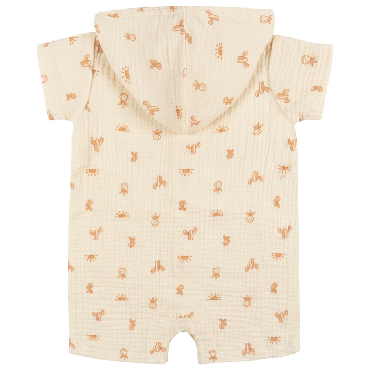 Baby Boys Desert Hooded Romper